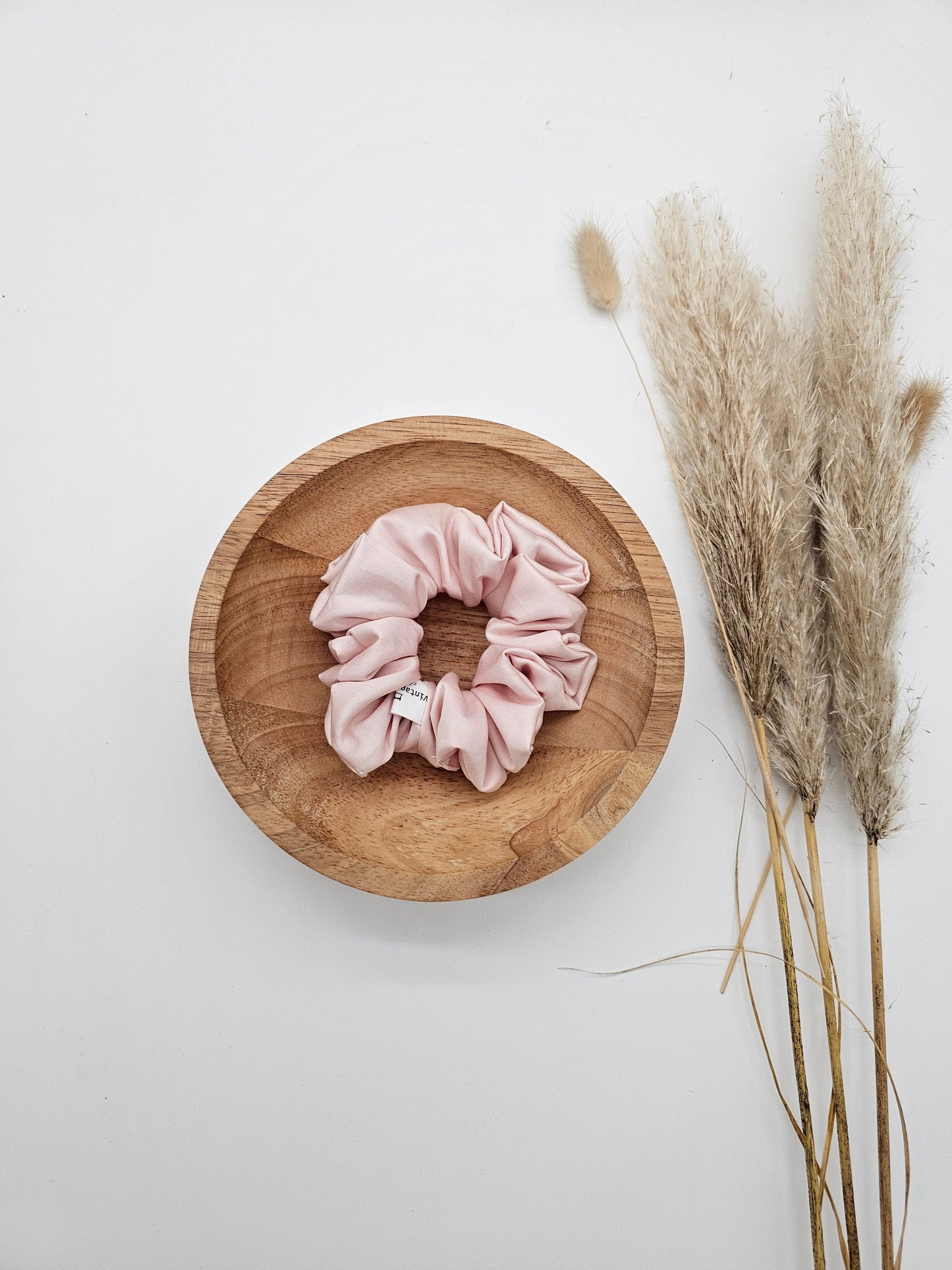 Edles Scrunchie Satin rosa - Vintageliebe® Vintageliebe®