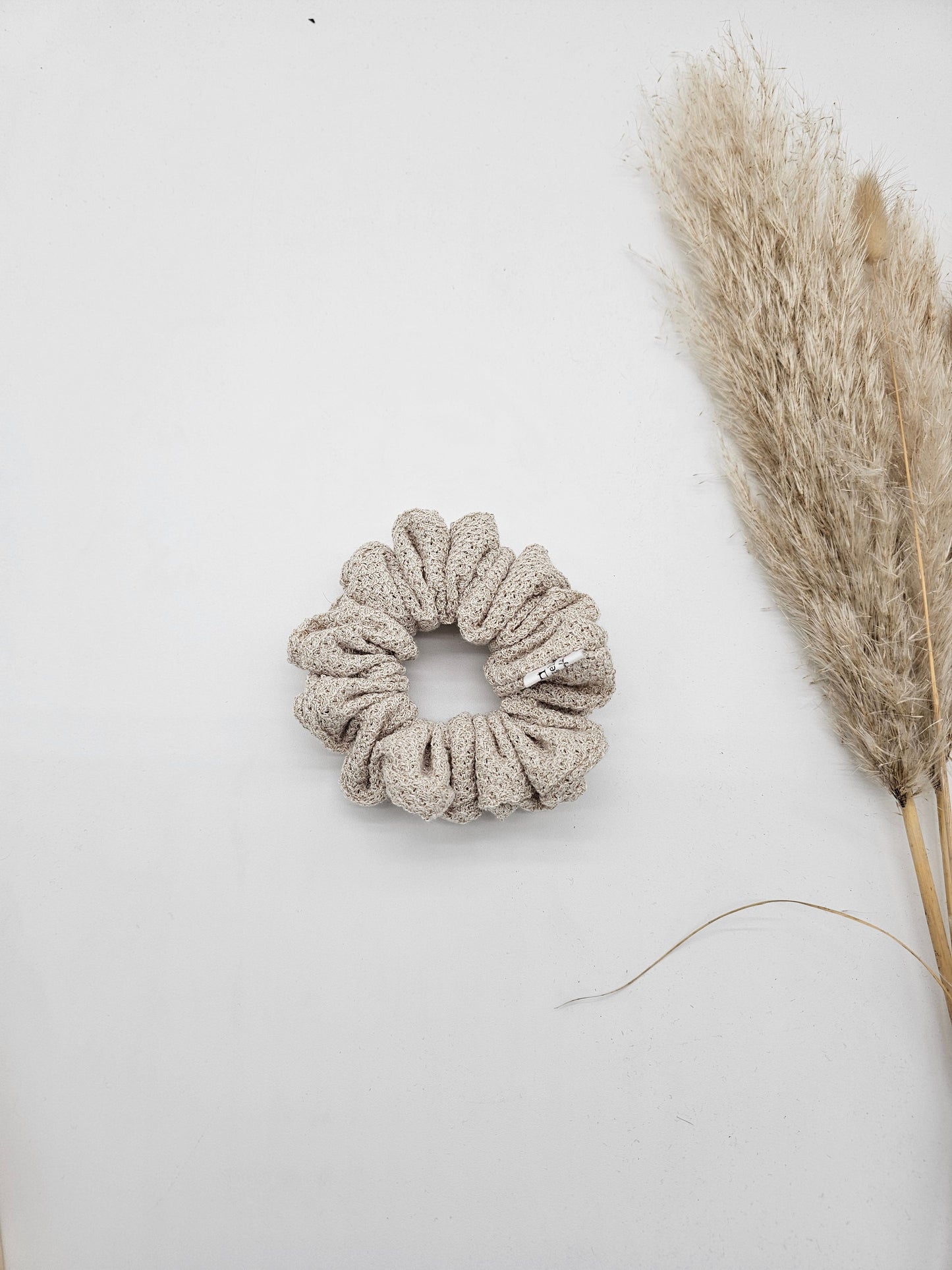 Trendiges Scrunchie Strickmuster Gold glitzer - Vintageliebe® Vintageliebe®