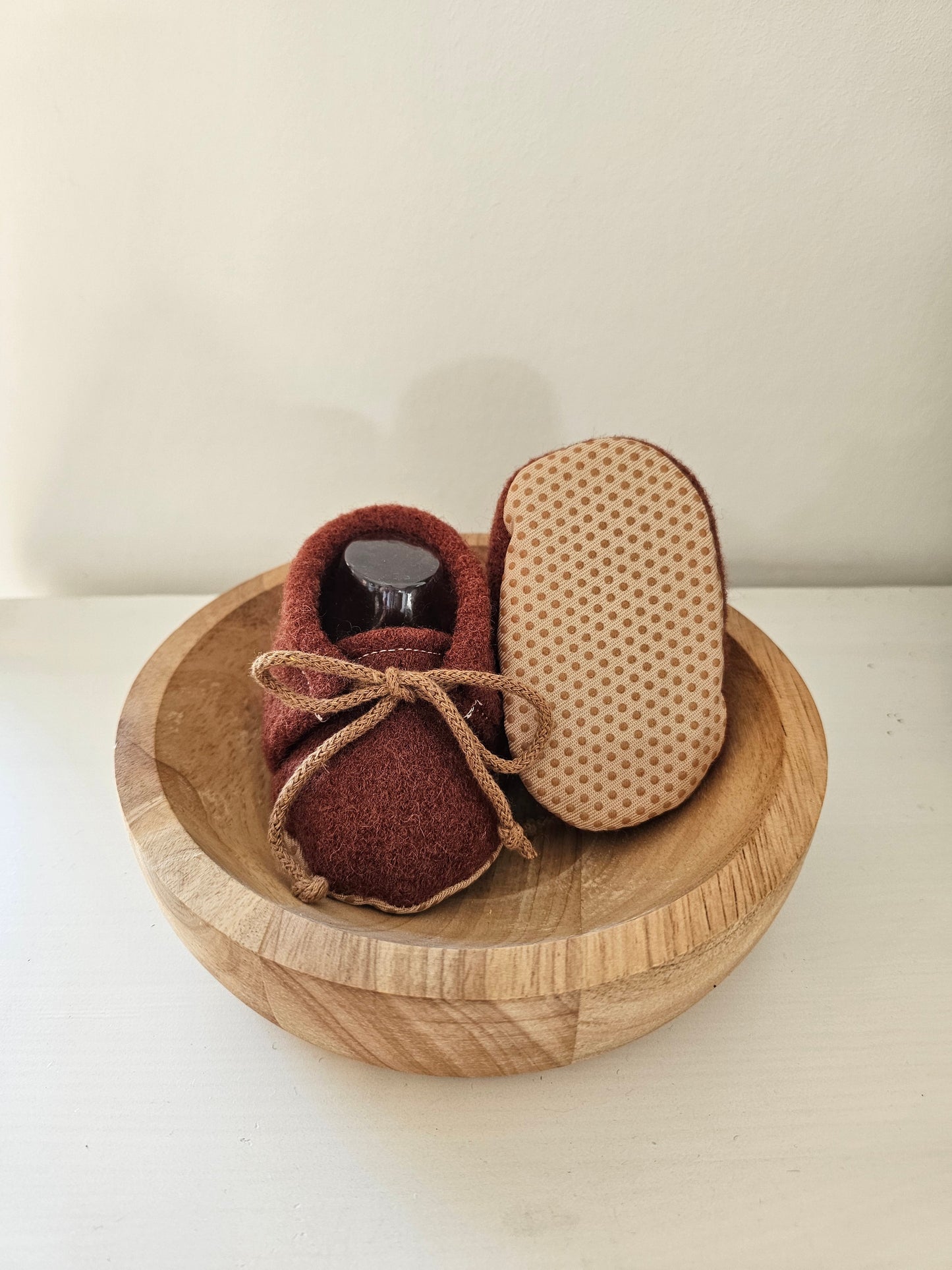 Hausschuhe | Krabbelschuhe | Lauflernschuhe | Wollschuhe - Vintageliebe® Vintageliebe®Hausschuhe