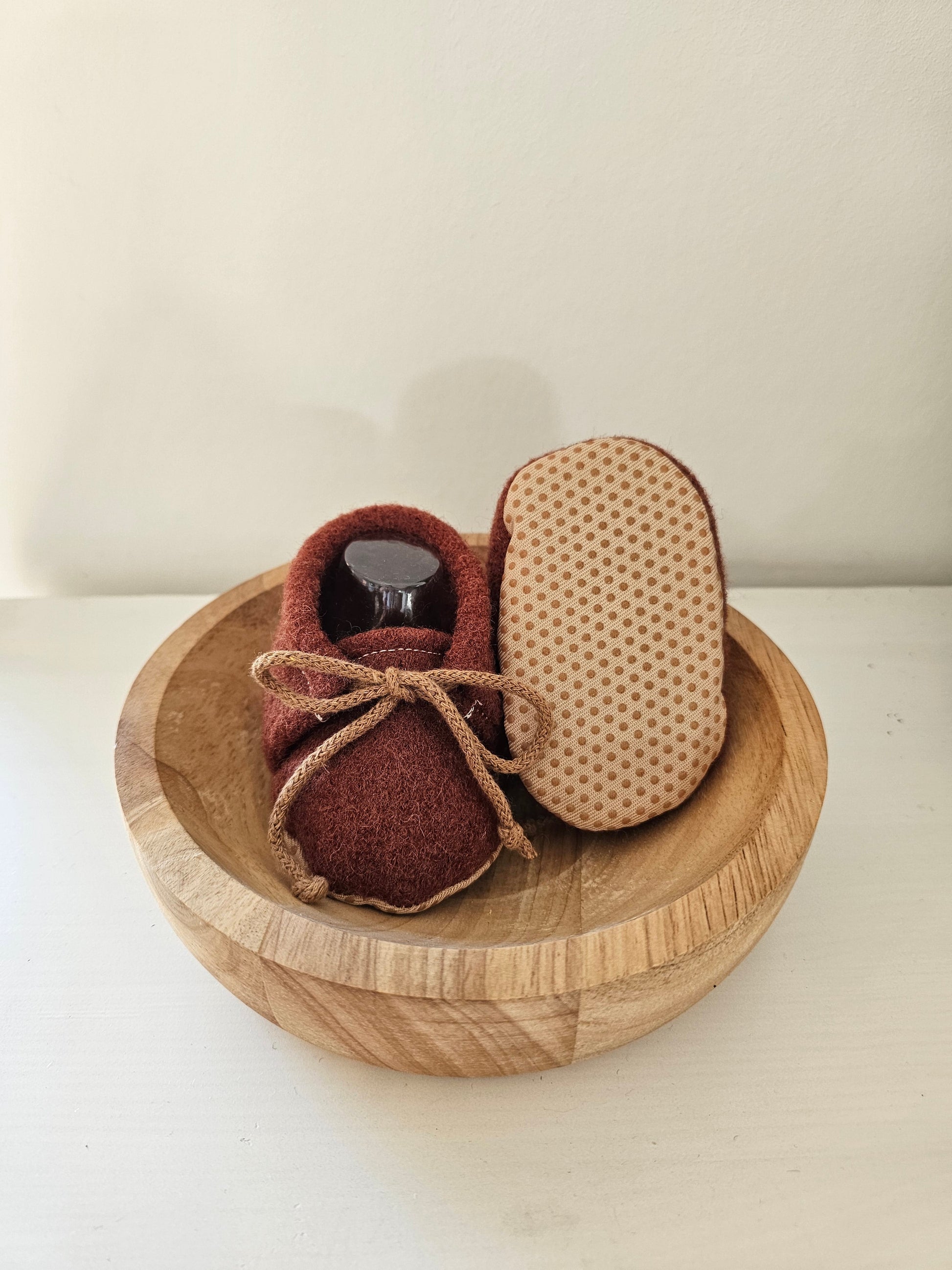 Hausschuhe | Krabbelschuhe | Lauflernschuhe | Wollschuhe - Vintageliebe® Vintageliebe®Hausschuhe