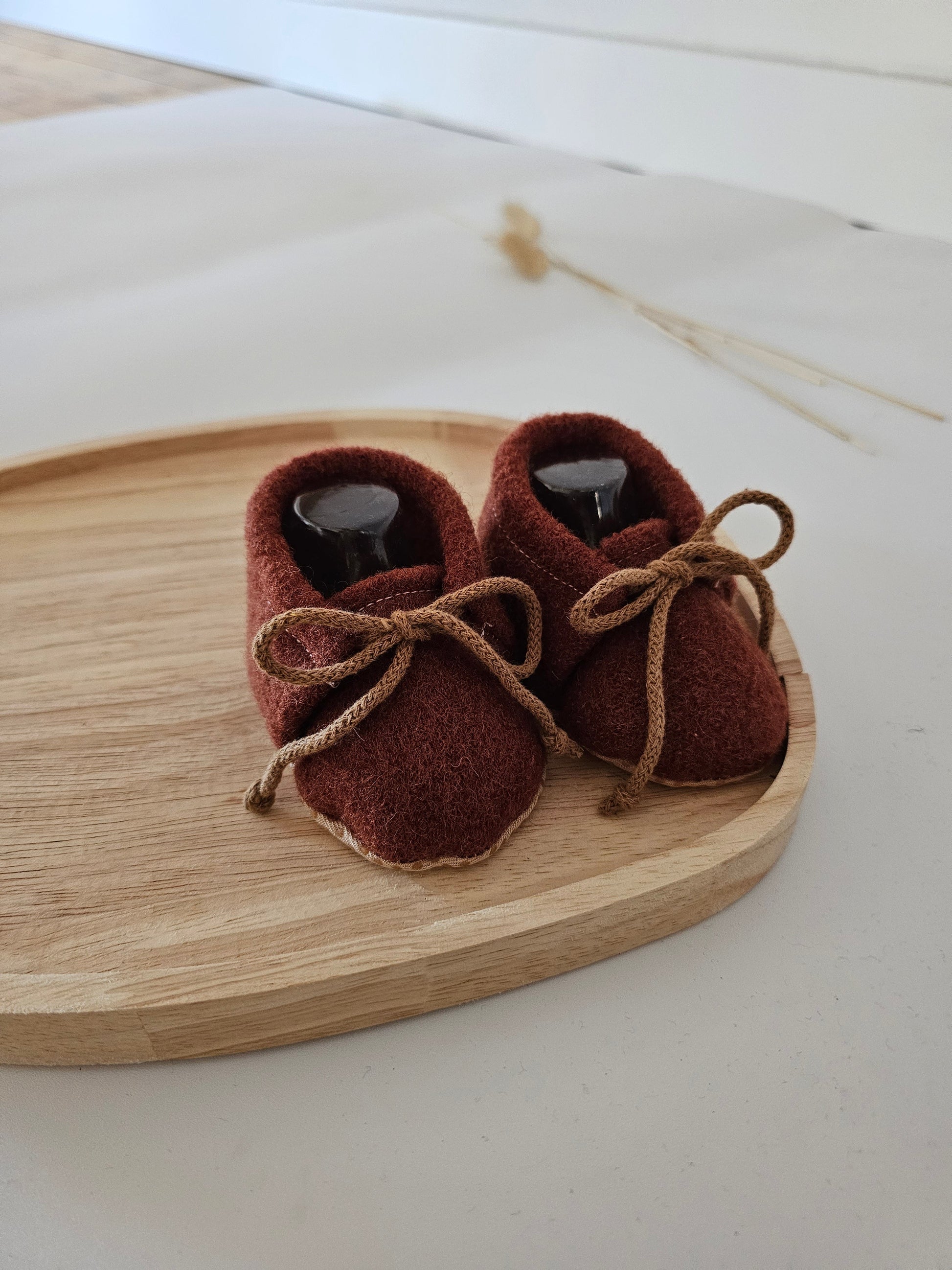Hausschuhe | Krabbelschuhe | Lauflernschuhe | Wollschuhe - Vintageliebe® Vintageliebe®Hausschuhe