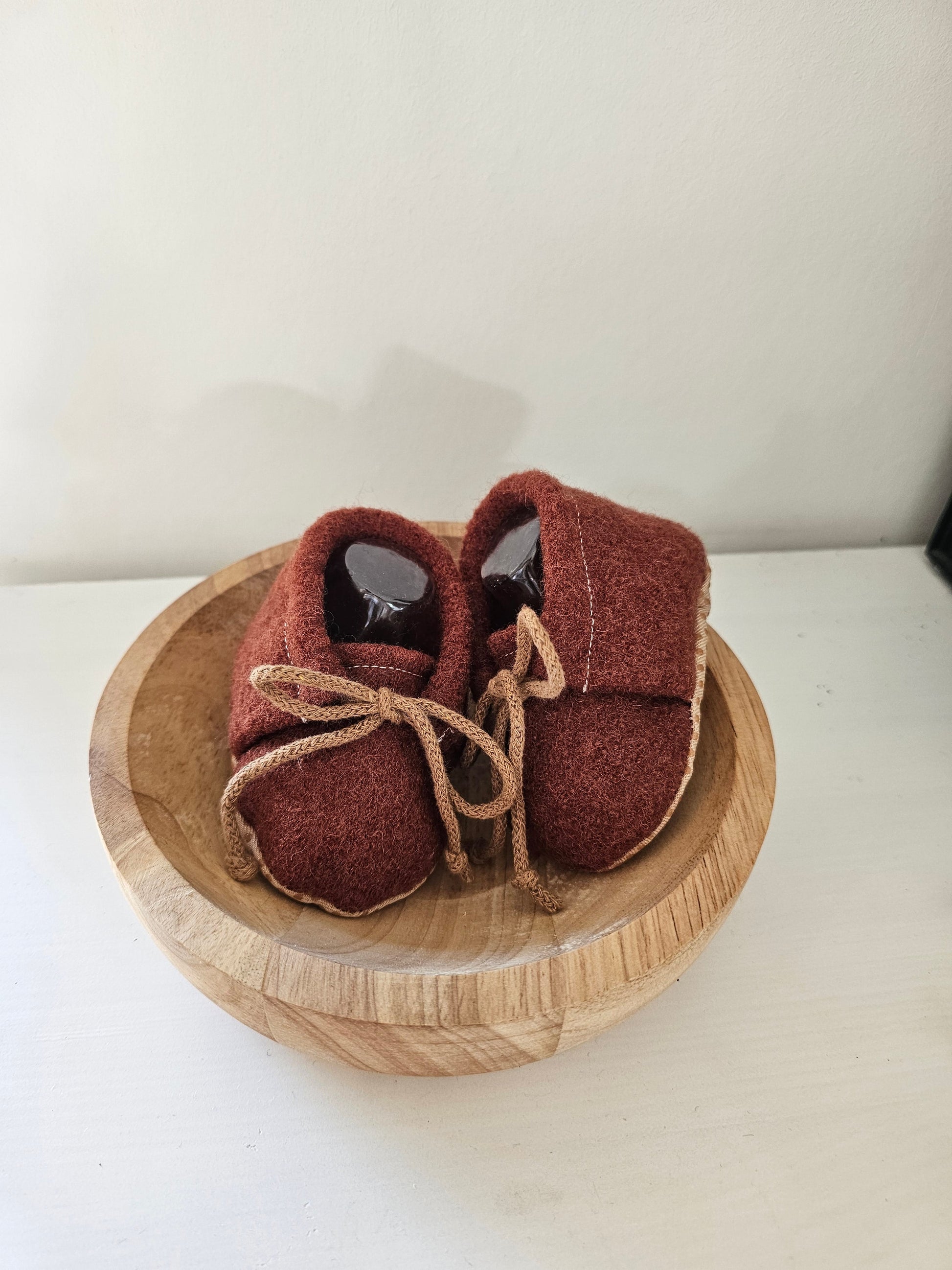Hausschuhe | Krabbelschuhe | Lauflernschuhe | Wollschuhe - Vintageliebe® Vintageliebe®Hausschuhe