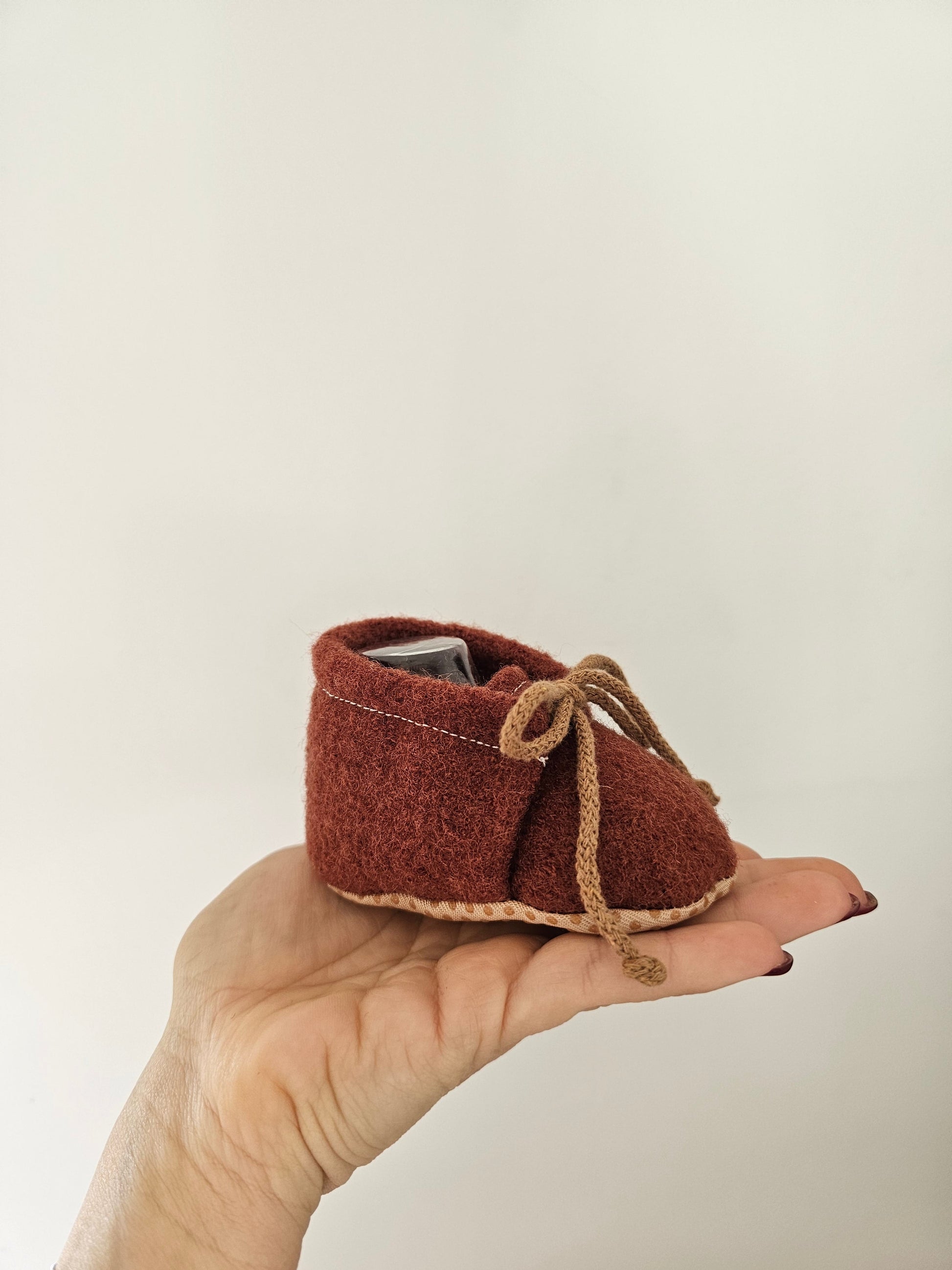 Hausschuhe | Krabbelschuhe | Lauflernschuhe | Wollschuhe - Vintageliebe® Vintageliebe®Hausschuhe