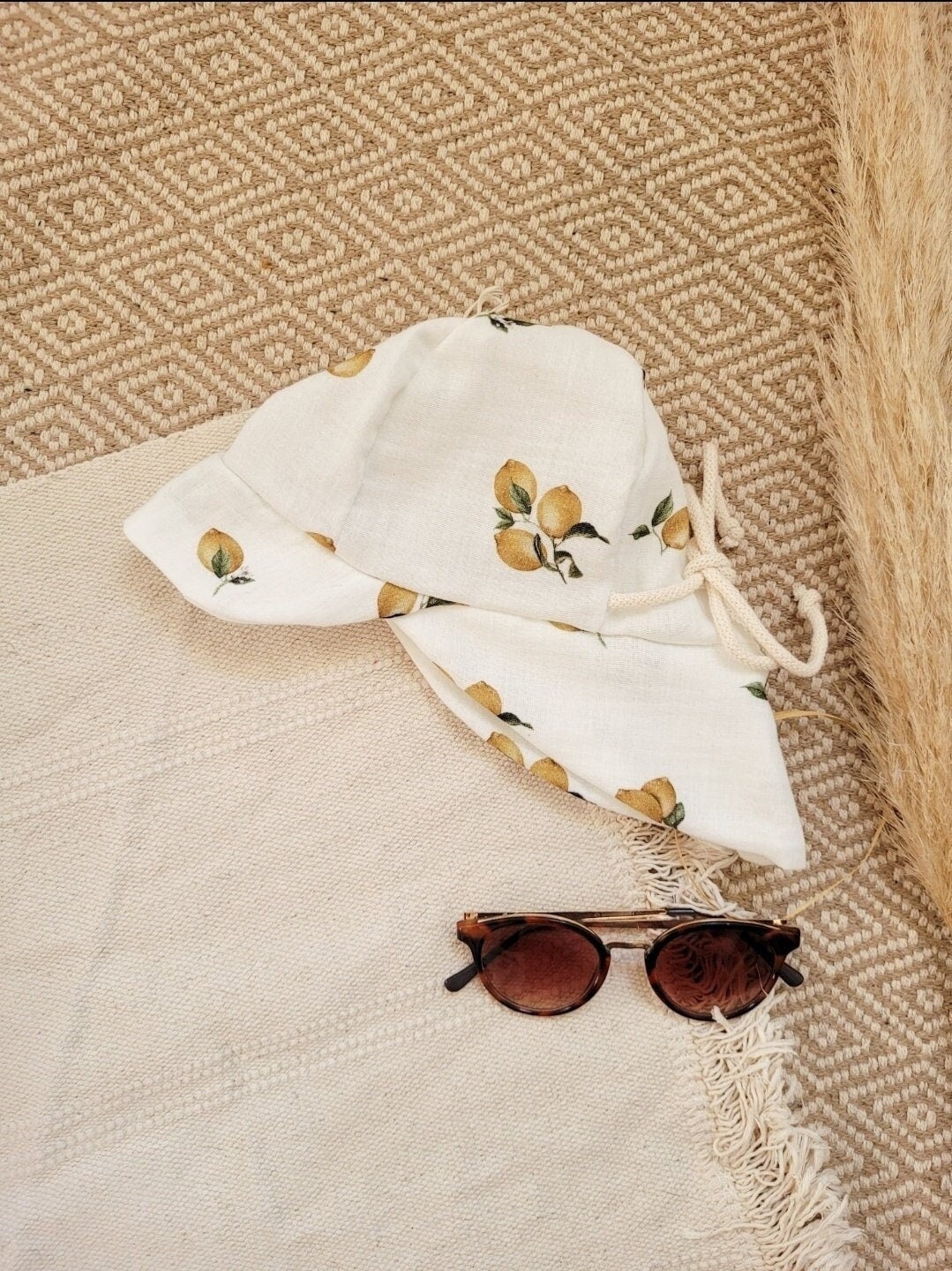 Sonnenhut Sommermütze Musselin