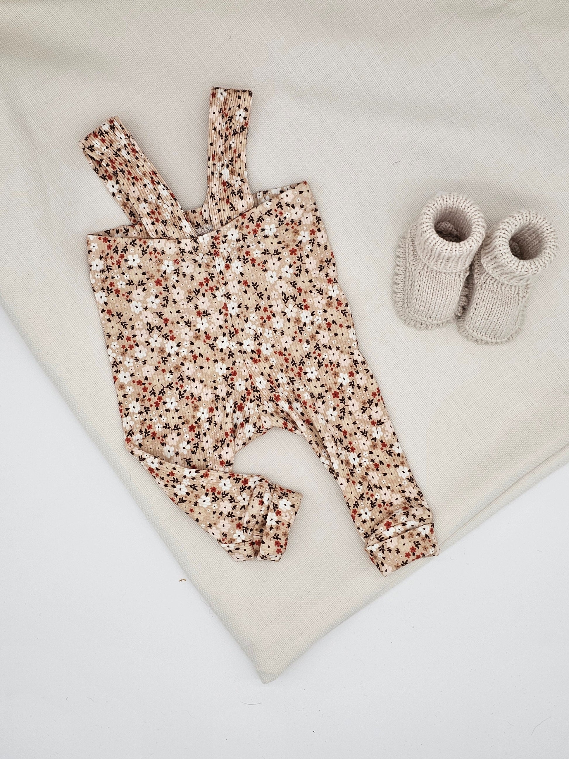 Leggings mit Träger Blumen