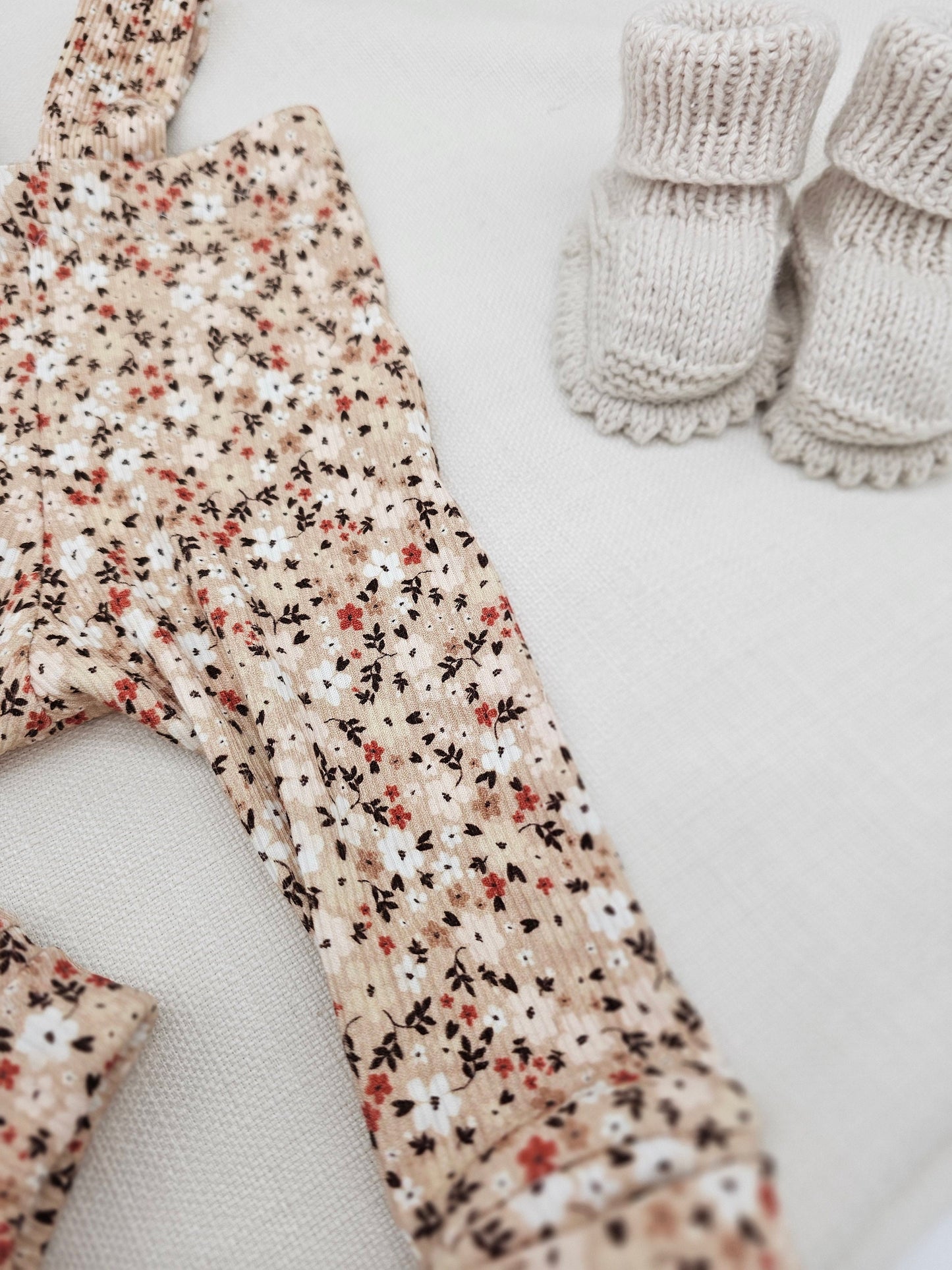 Leggings mit Träger Blumen