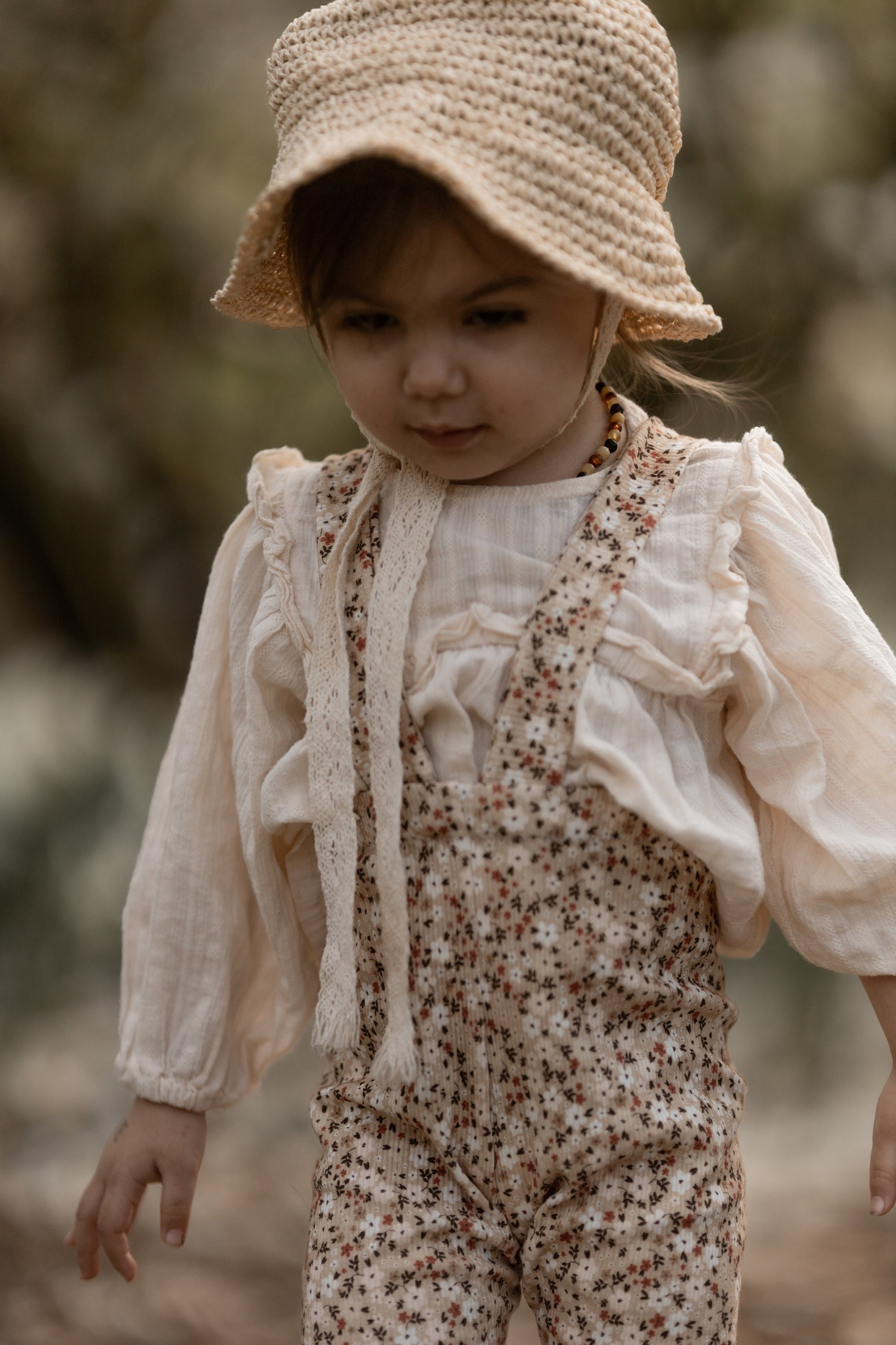 Leggings mit Träger Blumen