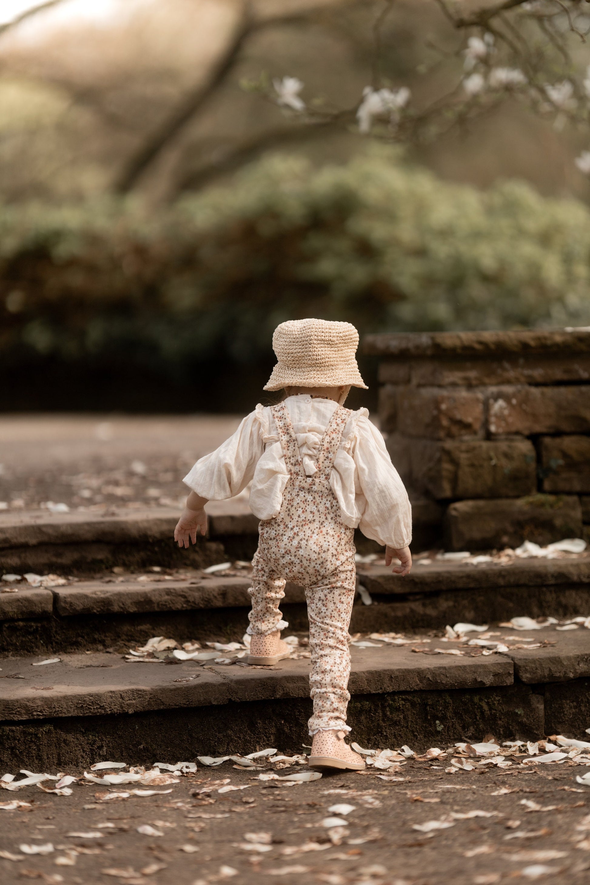 Leggings mit Träger Blumen