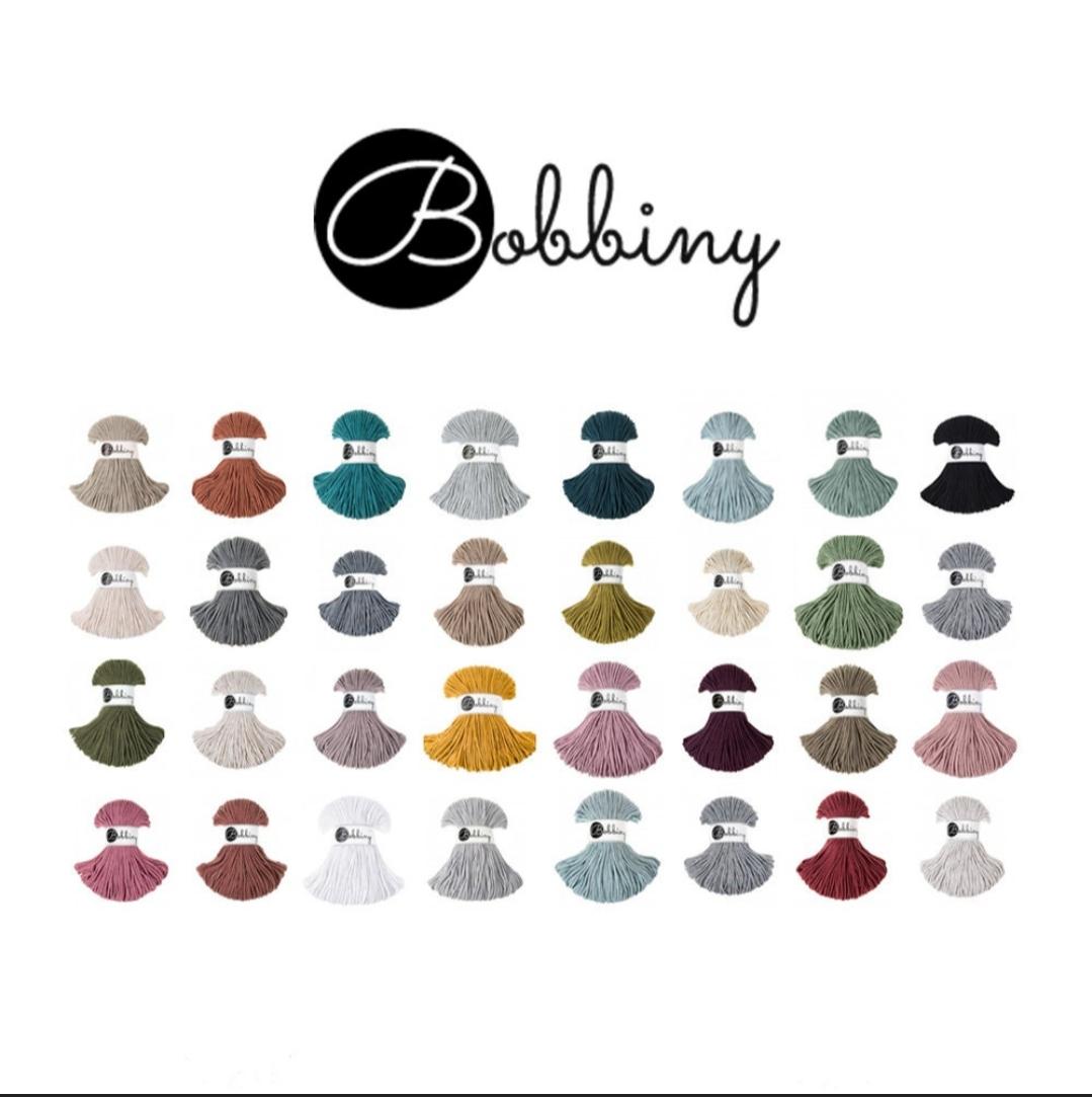 PREMIUM BOBBINY Garn | 3 MM Junior | 100 Meter Sand