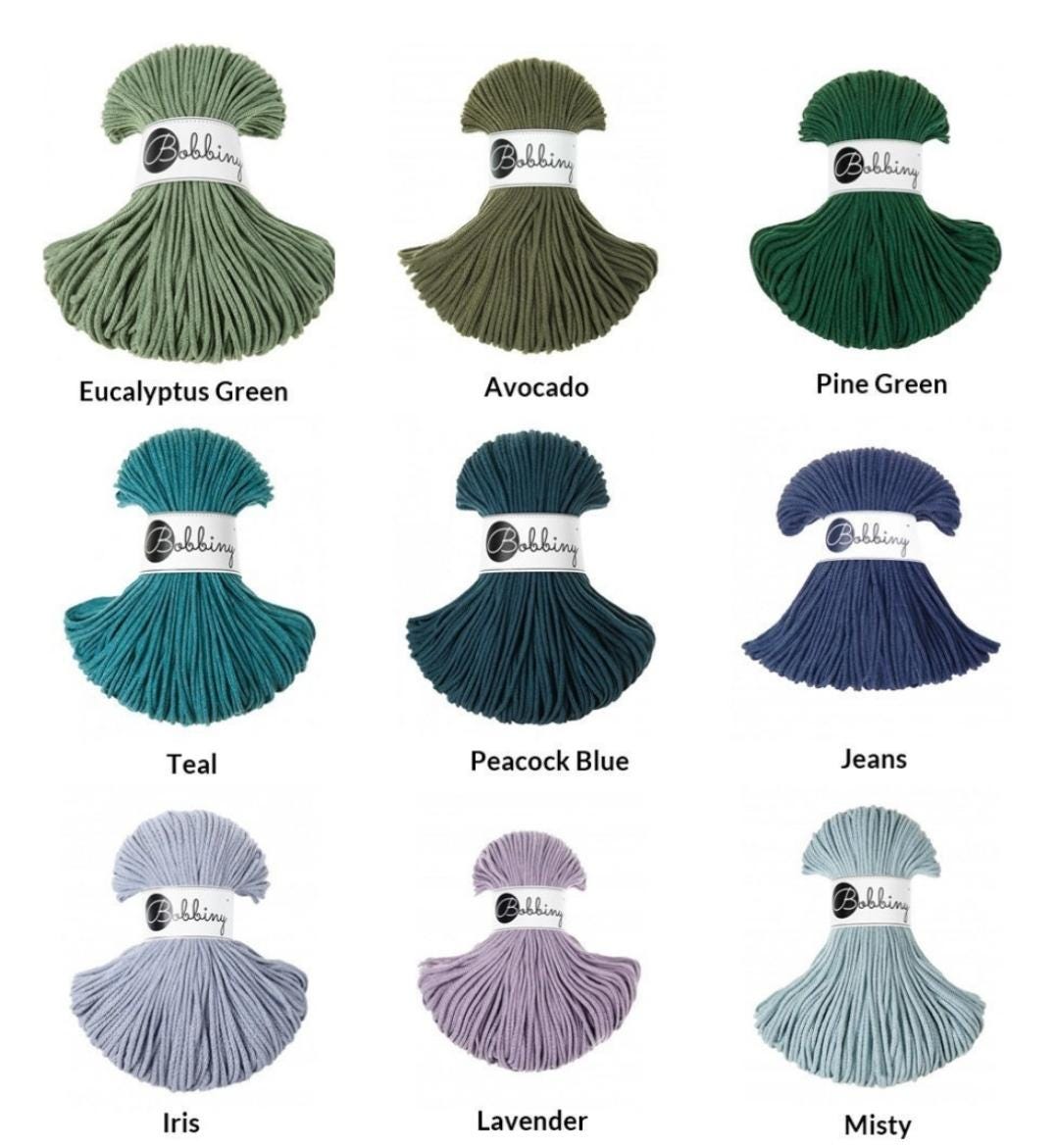 PREMIUM BOBBINY Garn | 3 MM Junior | 100 Meter Sand