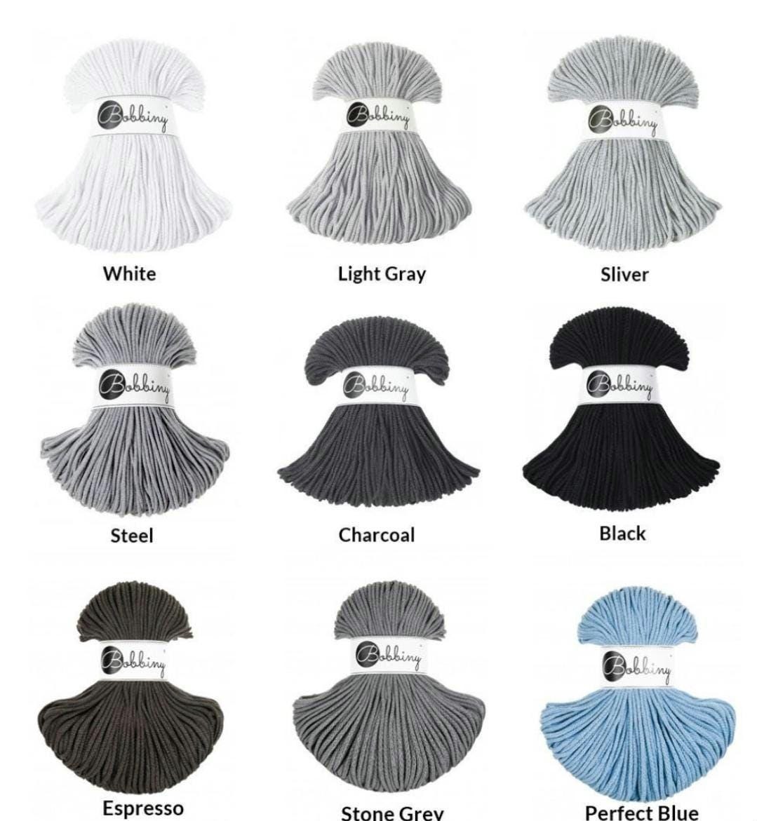 PREMIUM BOBBINY Garn | 3 MM Junior | 100 Meter Sand