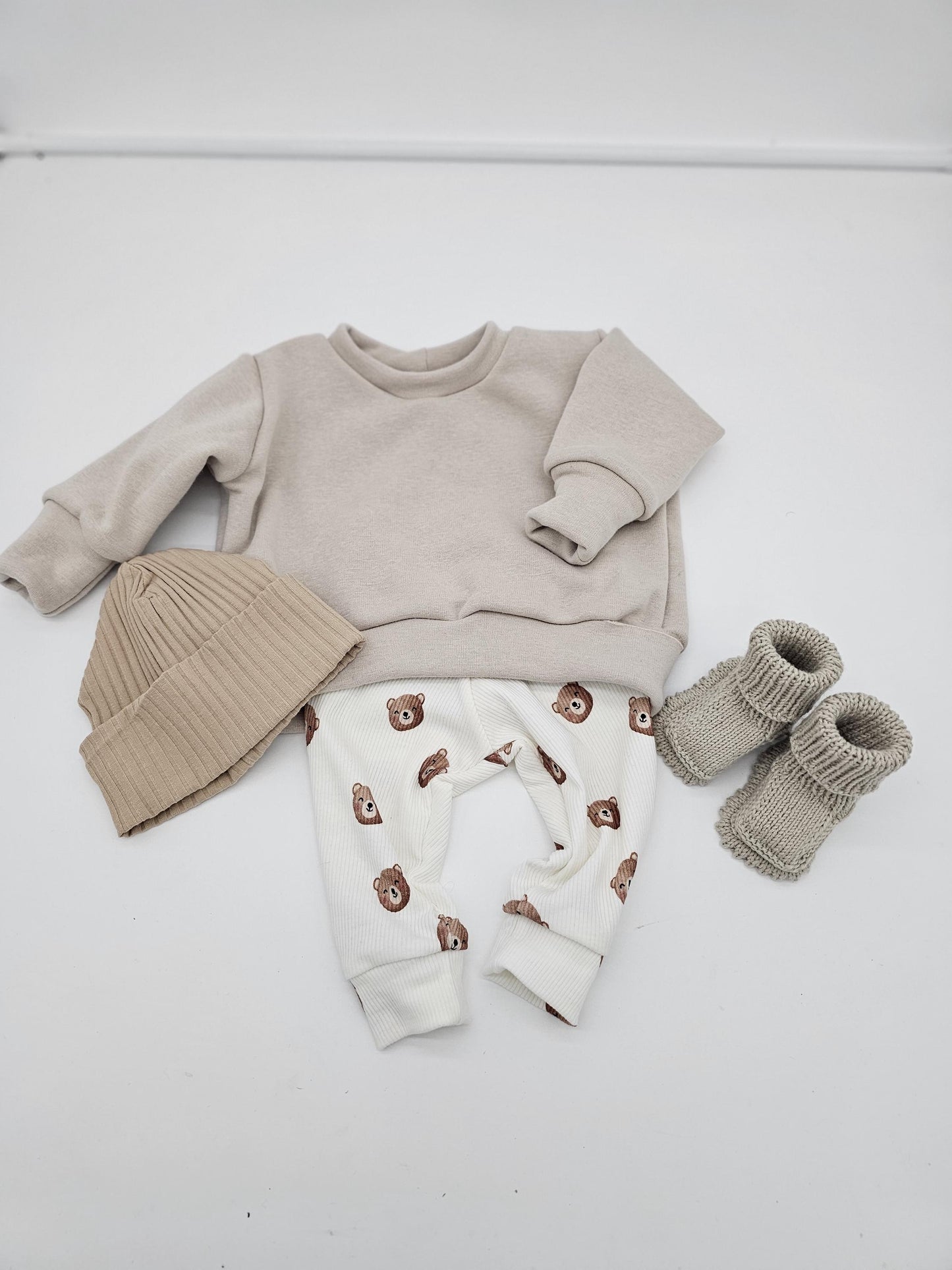 Vintageliebe® | Kinderpullover gr. 56-98 | New in the Crew | Mini | Name | Nsmr mit Regenbogen|