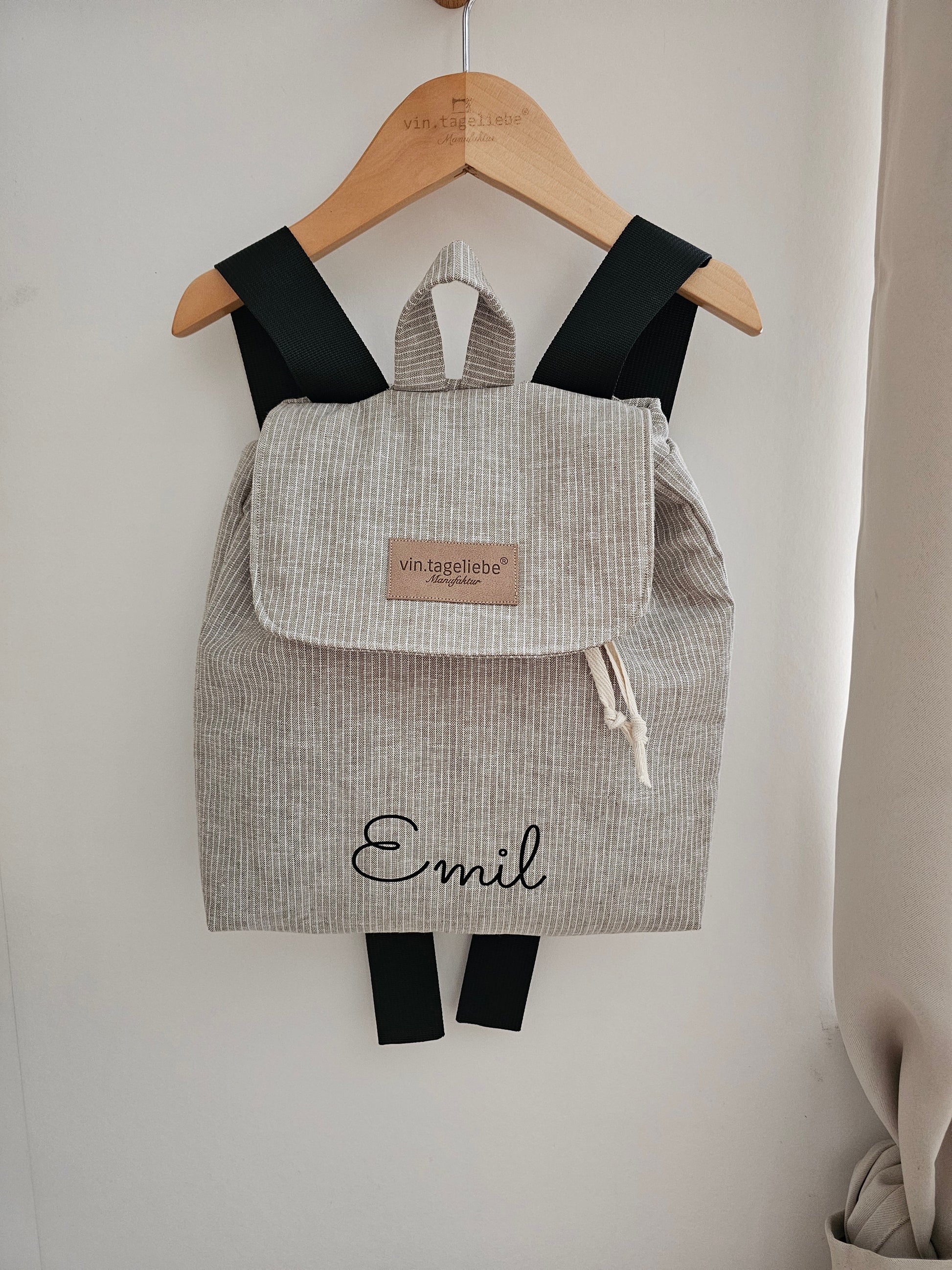(Kopie) Vintageliebe® | Rucksack gestreift für Erwachsene und Kinder in zwei Größen wählbar | kleiner Damenrucksack | Kindergartenrucksack | handgenäht. - Vintageliebe® Mein Shop