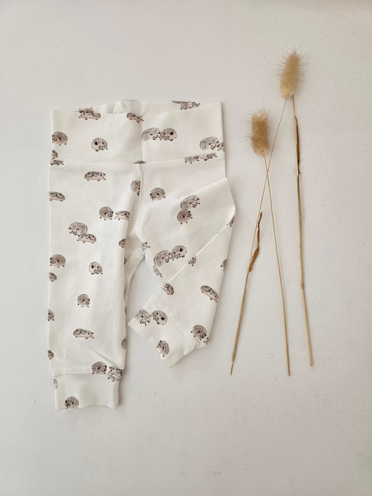 Leggings Öko tex Standard 100 Baumwolljersey Igel - Vintageliebe® Mein Shop