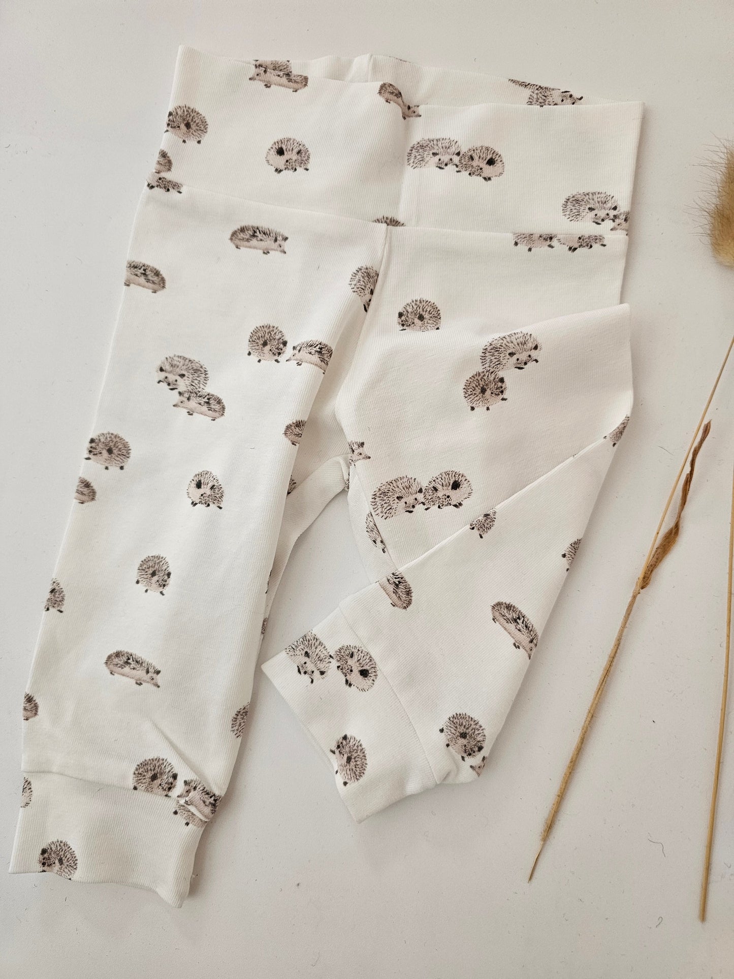 Leggings Öko tex Standard 100 Baumwolljersey Igel - Vintageliebe® Mein Shop