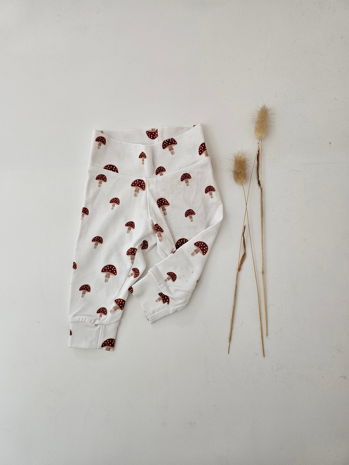 Leggings Öko tex Standard 100 Baumwolljersey Pilze 🍄 - Vintageliebe® Mein Shop