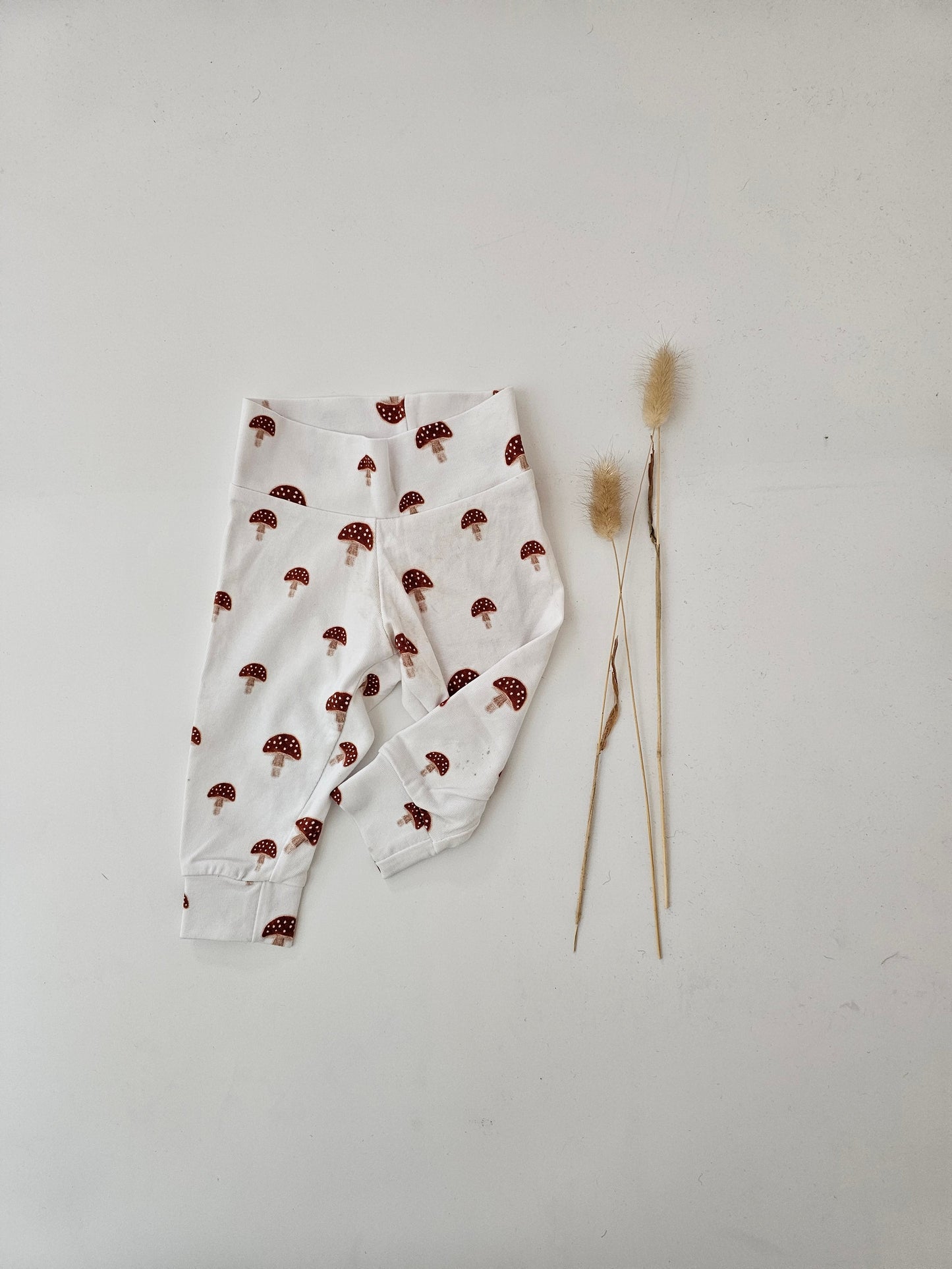 Leggings Öko tex Standard 100 Baumwolljersey Pilze 🍄 - Vintageliebe® Mein Shop