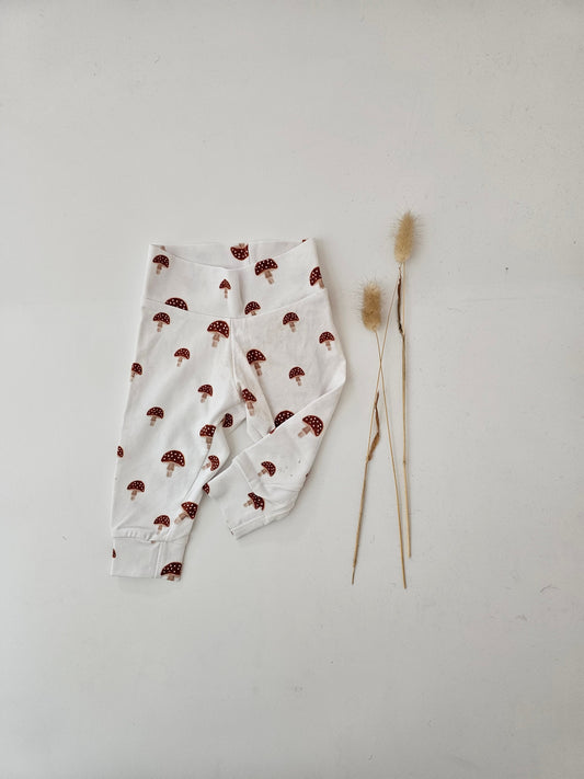 Leggings Öko tex Standard 100 Baumwolljersey Pilze 🍄 - Vintageliebe® Mein Shop