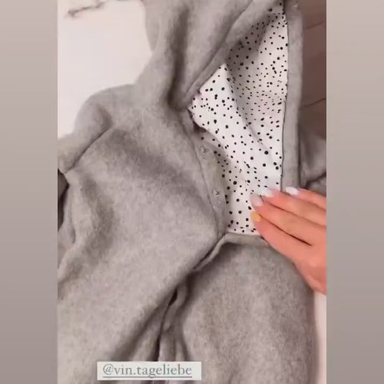 Overall Winteranzug Baumwollfleece sehr weich