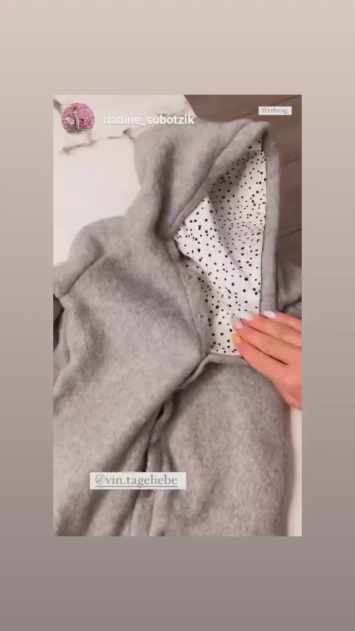 Overall Winteranzug Baumwollfleece sehr weich