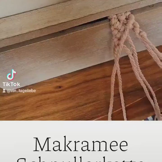 Makramee Schnullerkette öko tex Standard 100 zertifiziert. NATURPRODUKT Schnullerkette mit Namen Geschenk zur Geburt