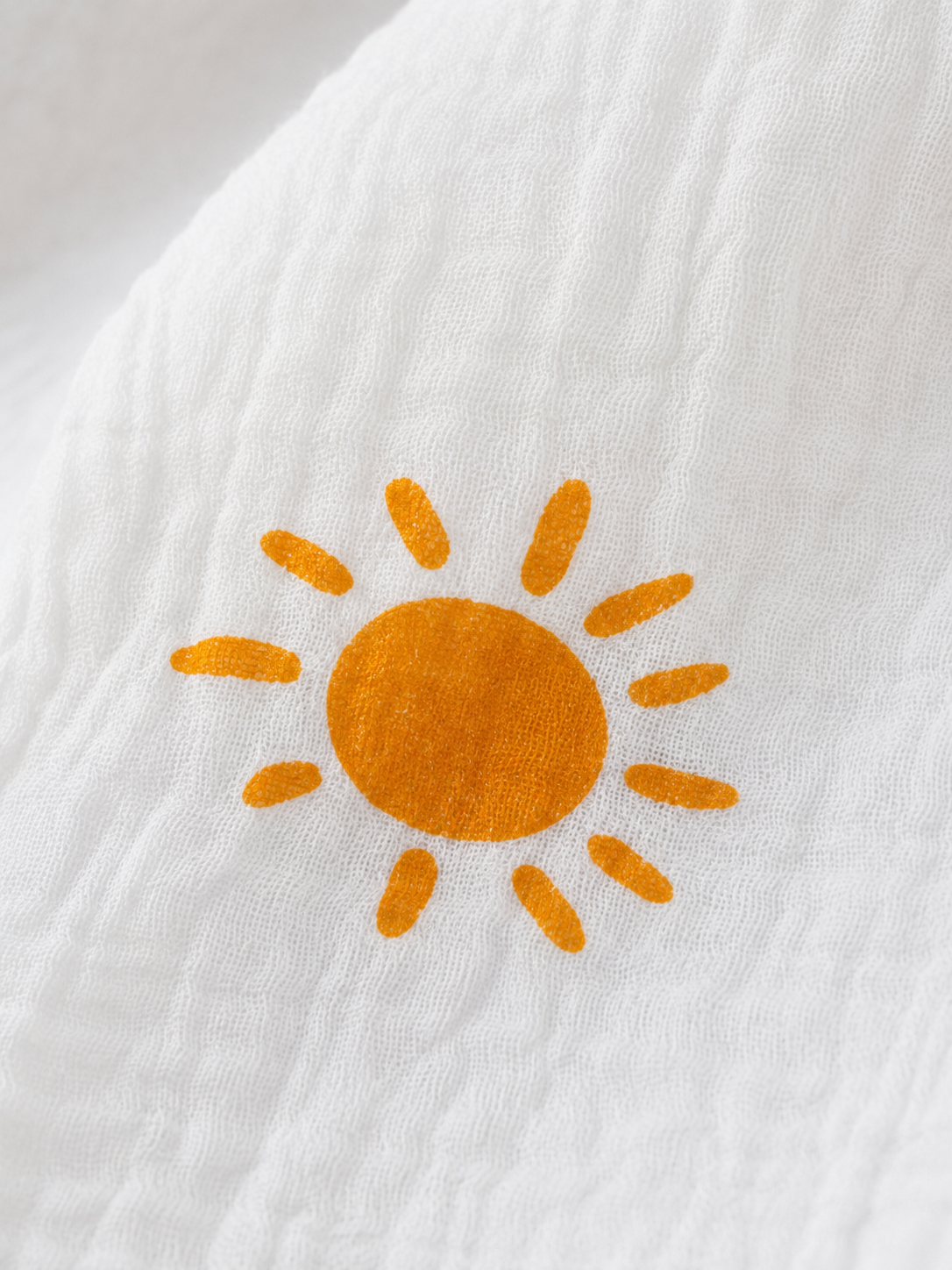Sonnenhut Musselin Sonne – Sommermütze Baby & Kinder – Vintageliebe® Mitwachsmütze