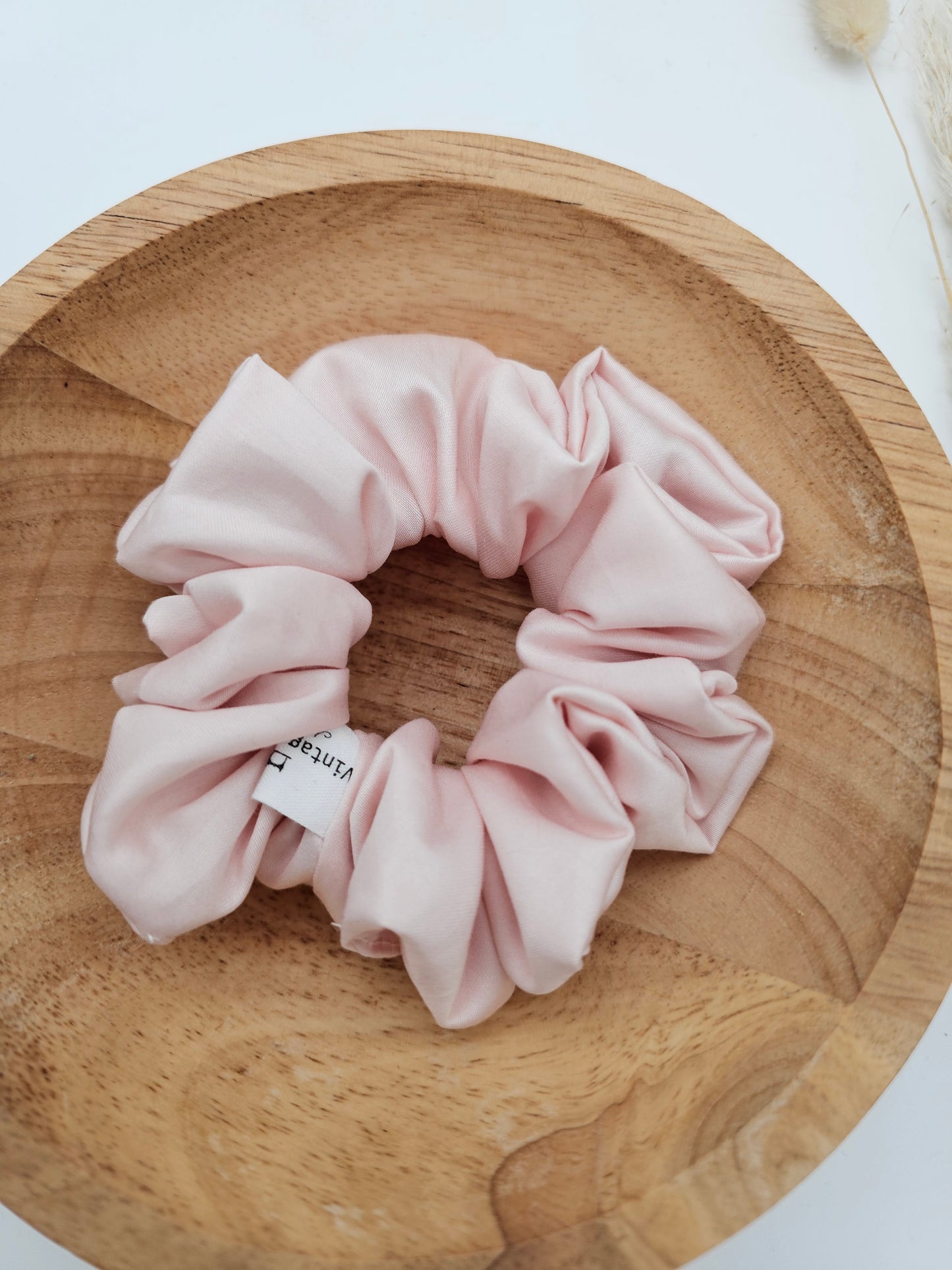 Edles Scrunchie Satin rosa