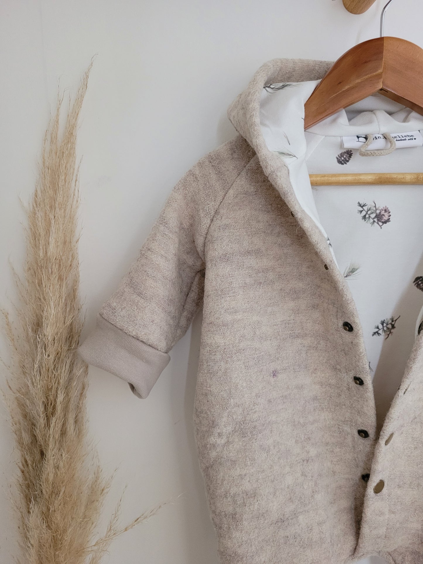 Overall Set beige meliert