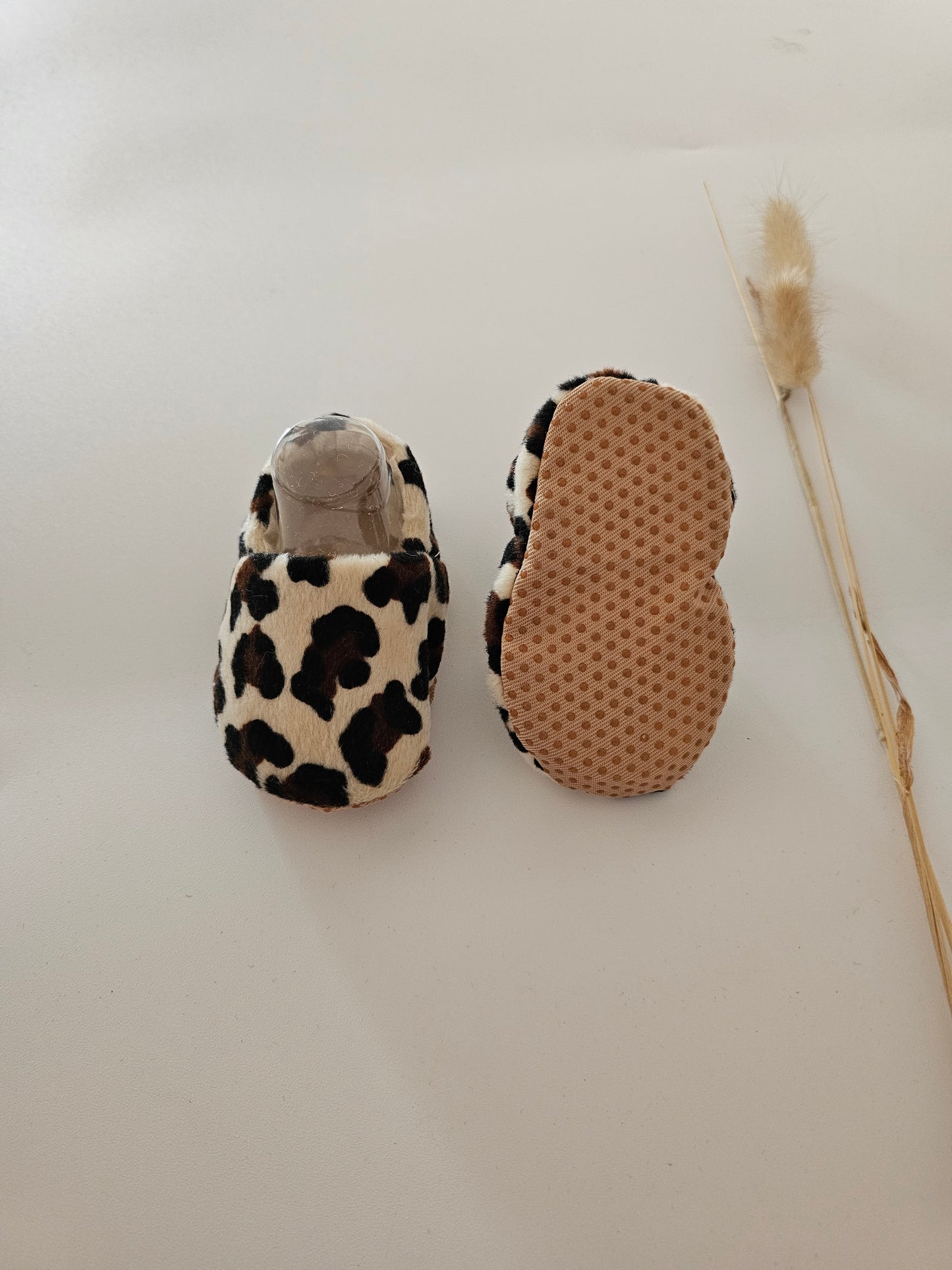 Hausschuhe | Krabbelschuhe|Barfußschuhe | Lauflernschuhe | Wollschuhe leo