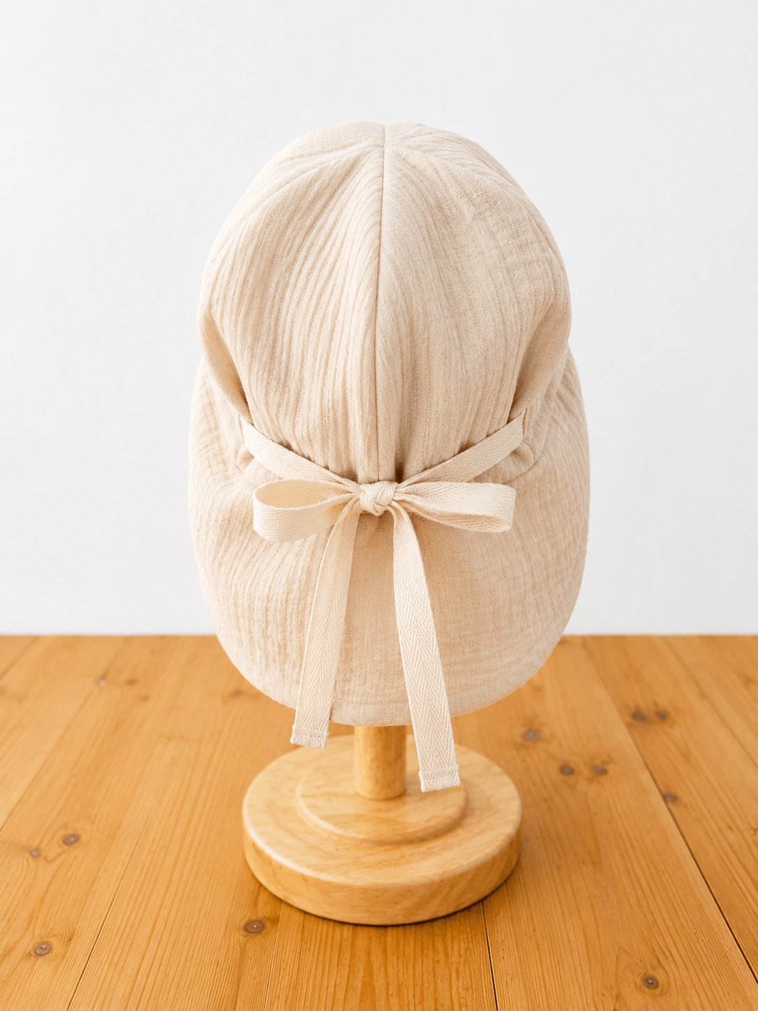 Sonnenhut Musselin beige – Sommermütze Baby & Kinder – Vintageliebe® Mitwachsmütze - Vintageliebe® Mein Shop