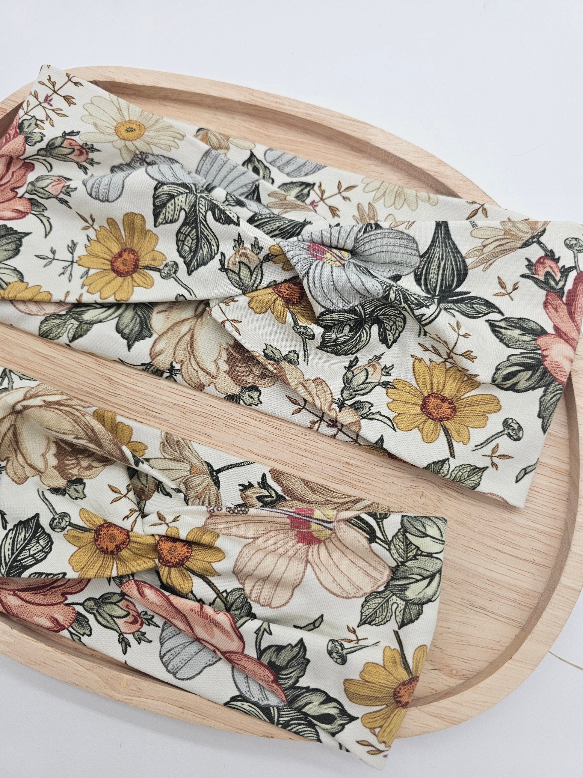 Stirnband flower – Fahrradhelm geeignet – Bio - Baumwolle – Vintageliebe® - Vintageliebe® Mein Shop