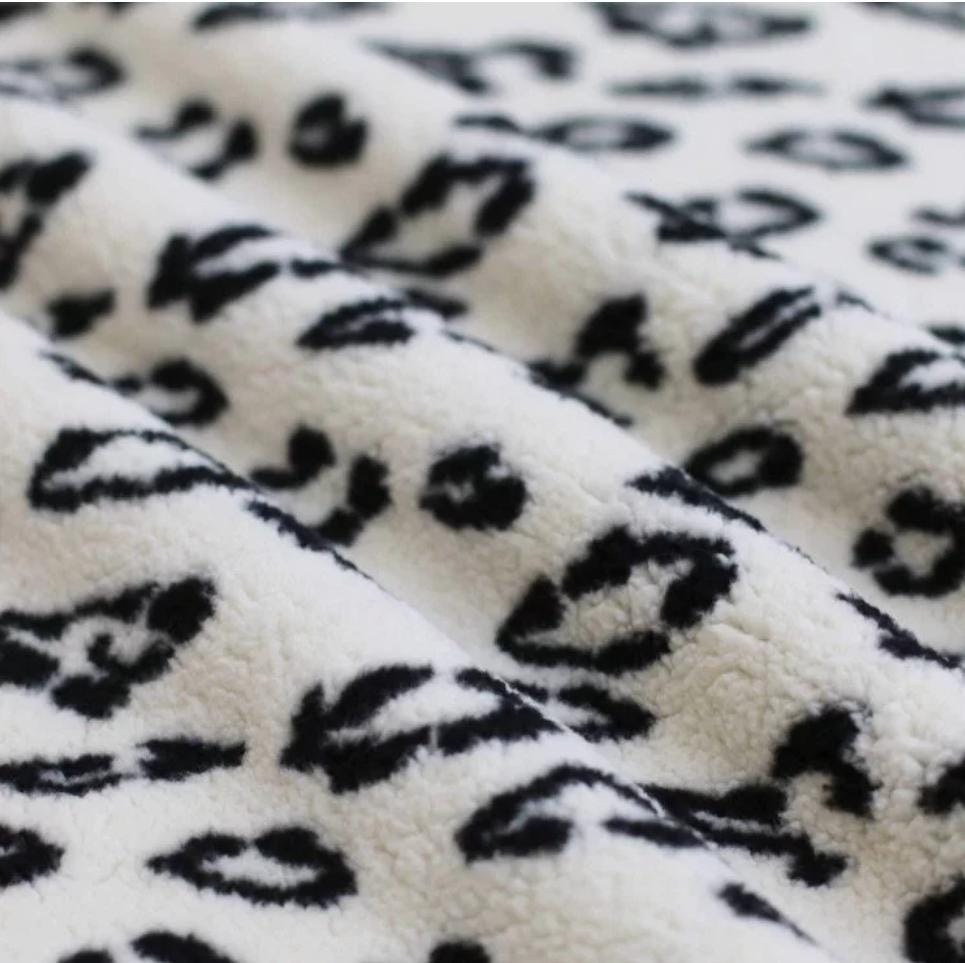 Teddystoff | Leopardenstoff | 3 Farben - Vintageliebe® Mein Shop