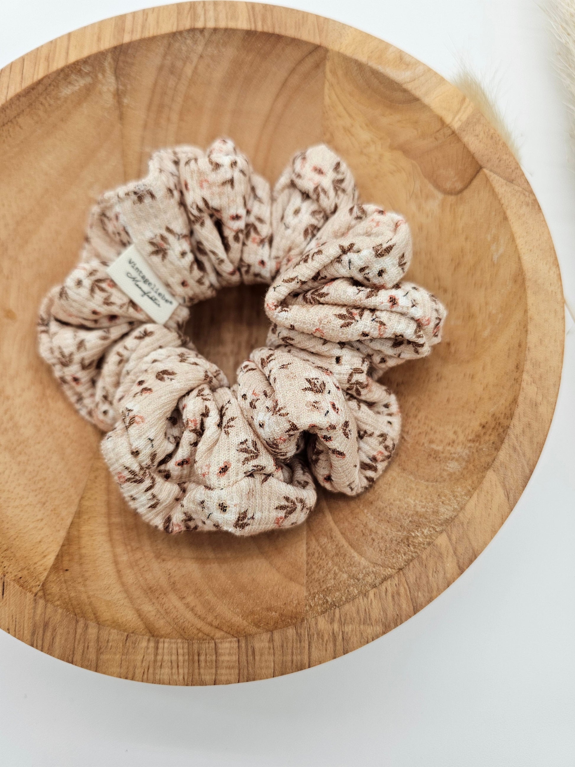 Trendiges Scrunchie feine Blümchen - Vintageliebe® Vintageliebe®