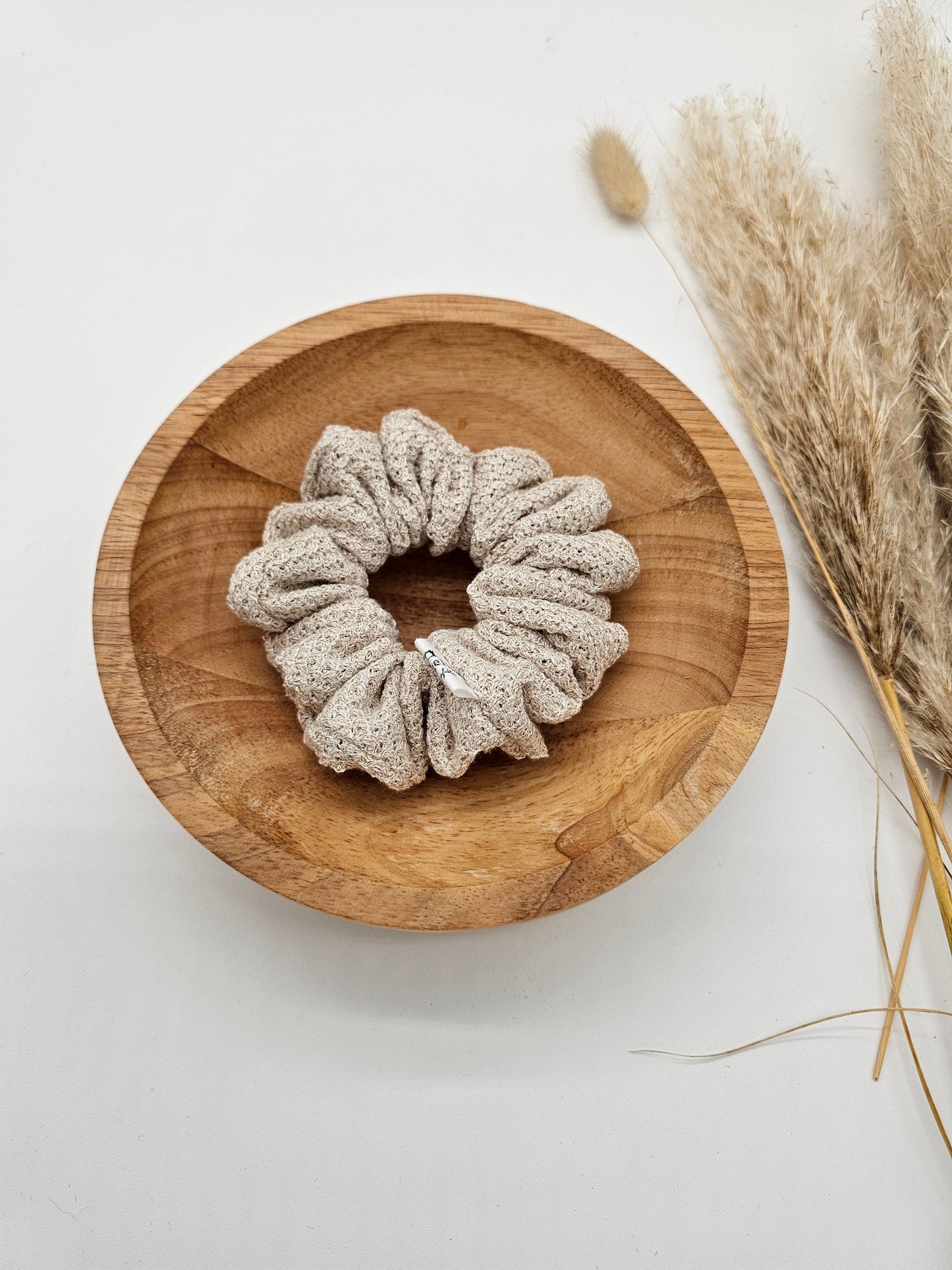Trendiges Scrunchie Strickmuster Gold glitzer - Vintageliebe® Vintageliebe®