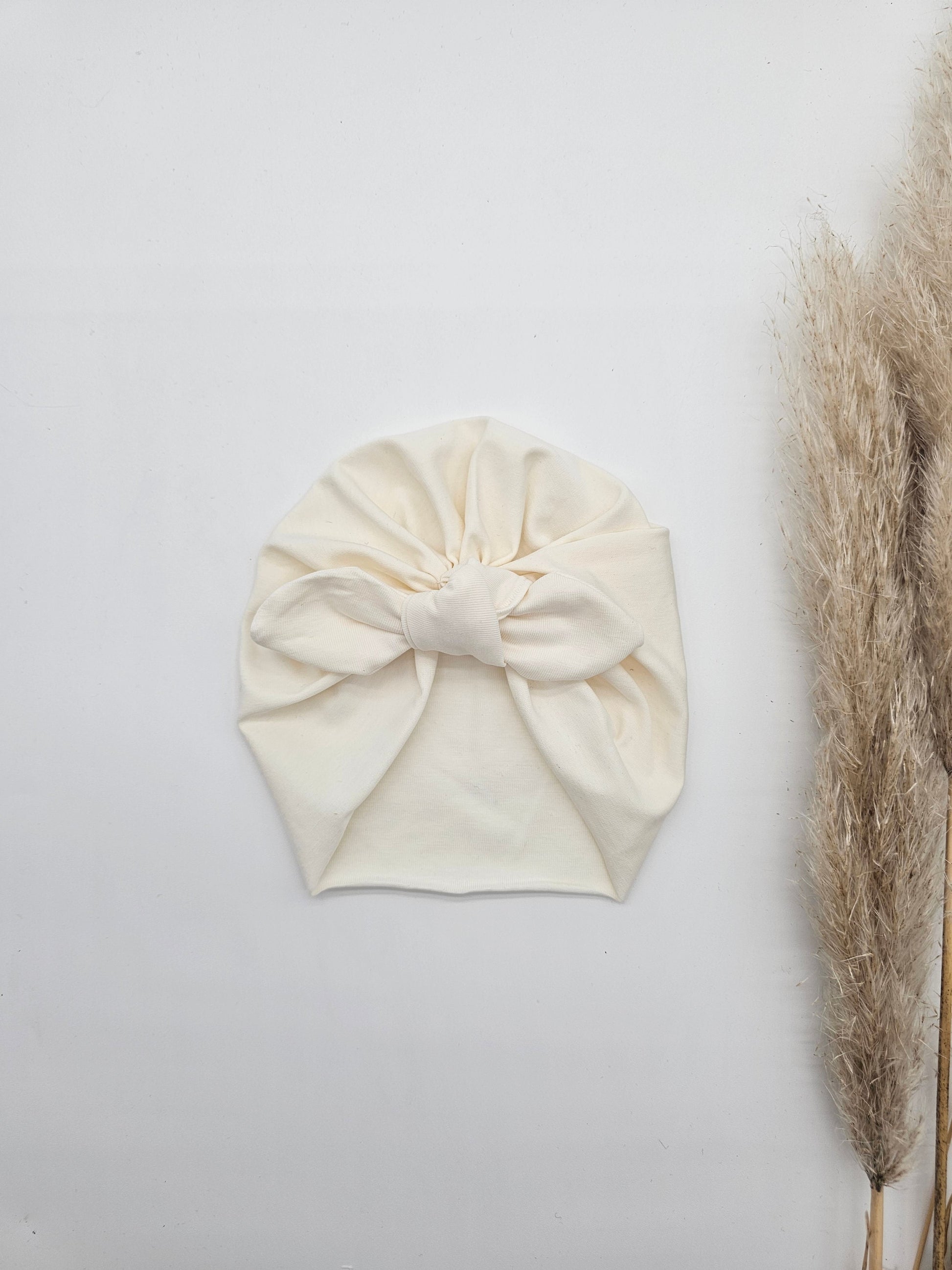Turban creme – Öko Tex Jersey – Vintageliebe® - Vintageliebe® Vintageliebe®
