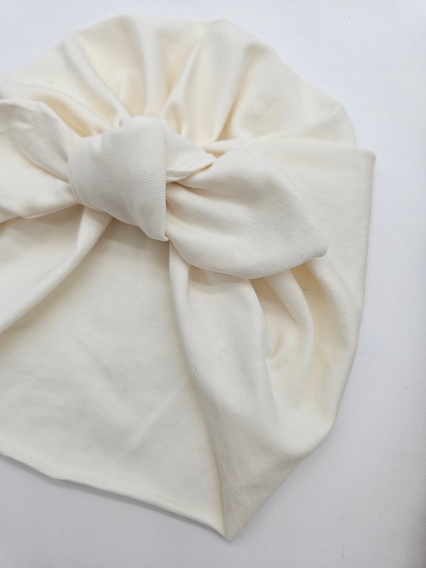 Turban creme – Öko Tex Jersey – Vintageliebe® - Vintageliebe® Vintageliebe®