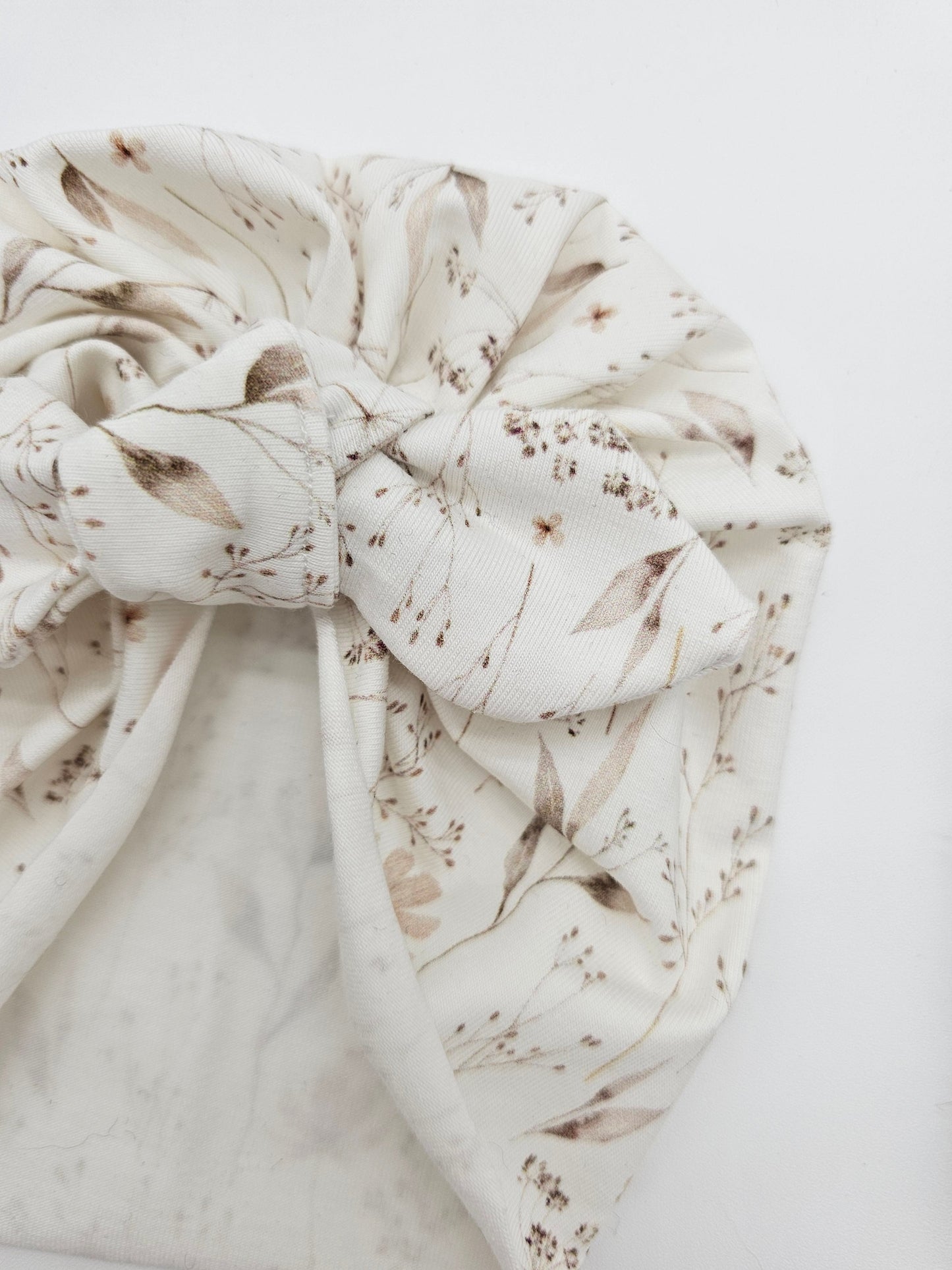Turban feine Blümchen – Öko Tex Jersey – Vintageliebe® - Vintageliebe® Vintageliebe®