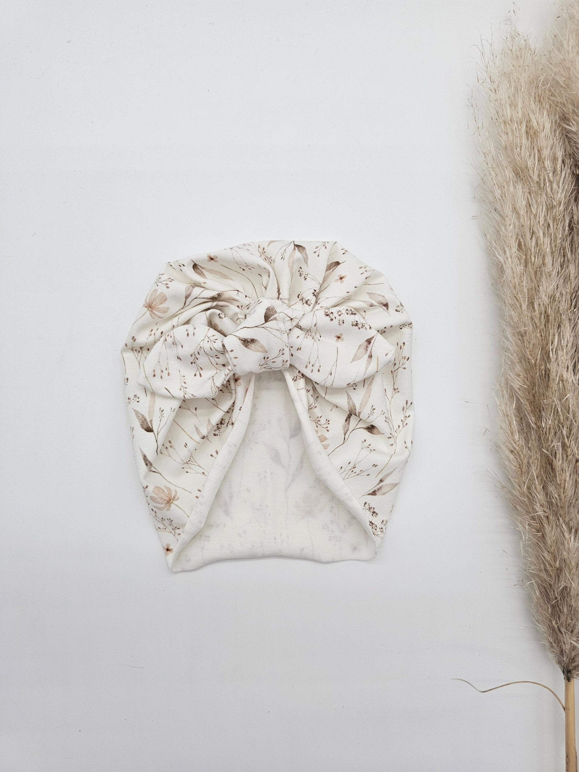 Turban feine Blümchen – Öko Tex Jersey – Vintageliebe® - Vintageliebe® Vintageliebe®