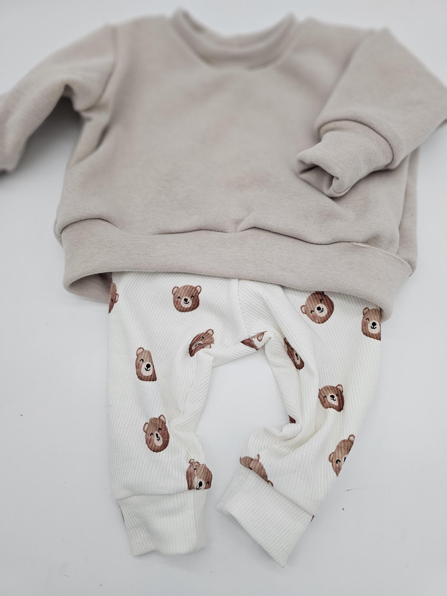 Vintageliebe® | Kinderpullover gr. 56 - 98 | New in the Crew | Mini | Name | Nsmr mit Regenbogen| - Vintageliebe® Mein Shop