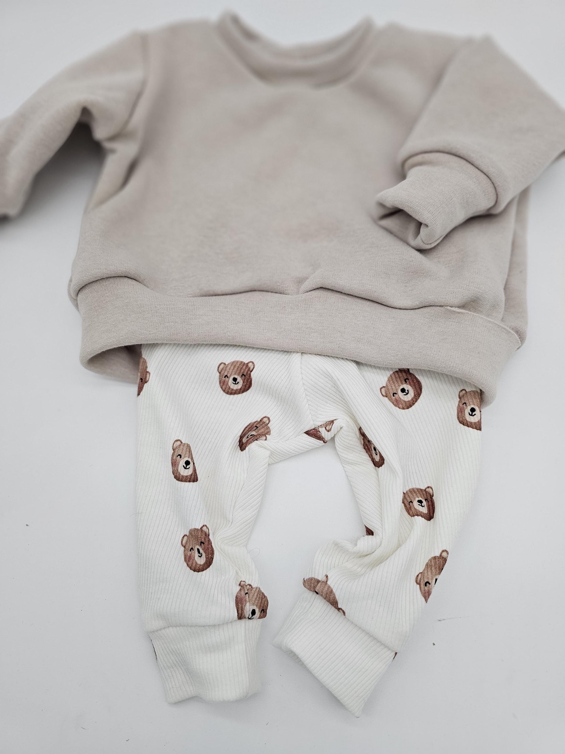 Vintageliebe® | Kinderpullover gr. 56 - 98 | New in the Crew | Mini | Name | Nsmr mit Regenbogen| - Vintageliebe® Mein Shop