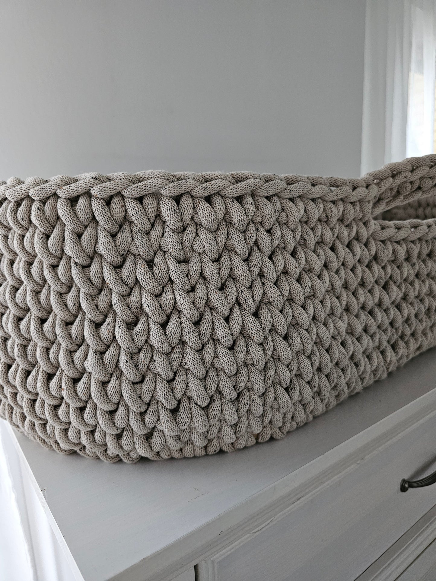 Vintageliebe® Moseskorb beige meliert - Vintageliebe® Vintageliebe®Moseskorb