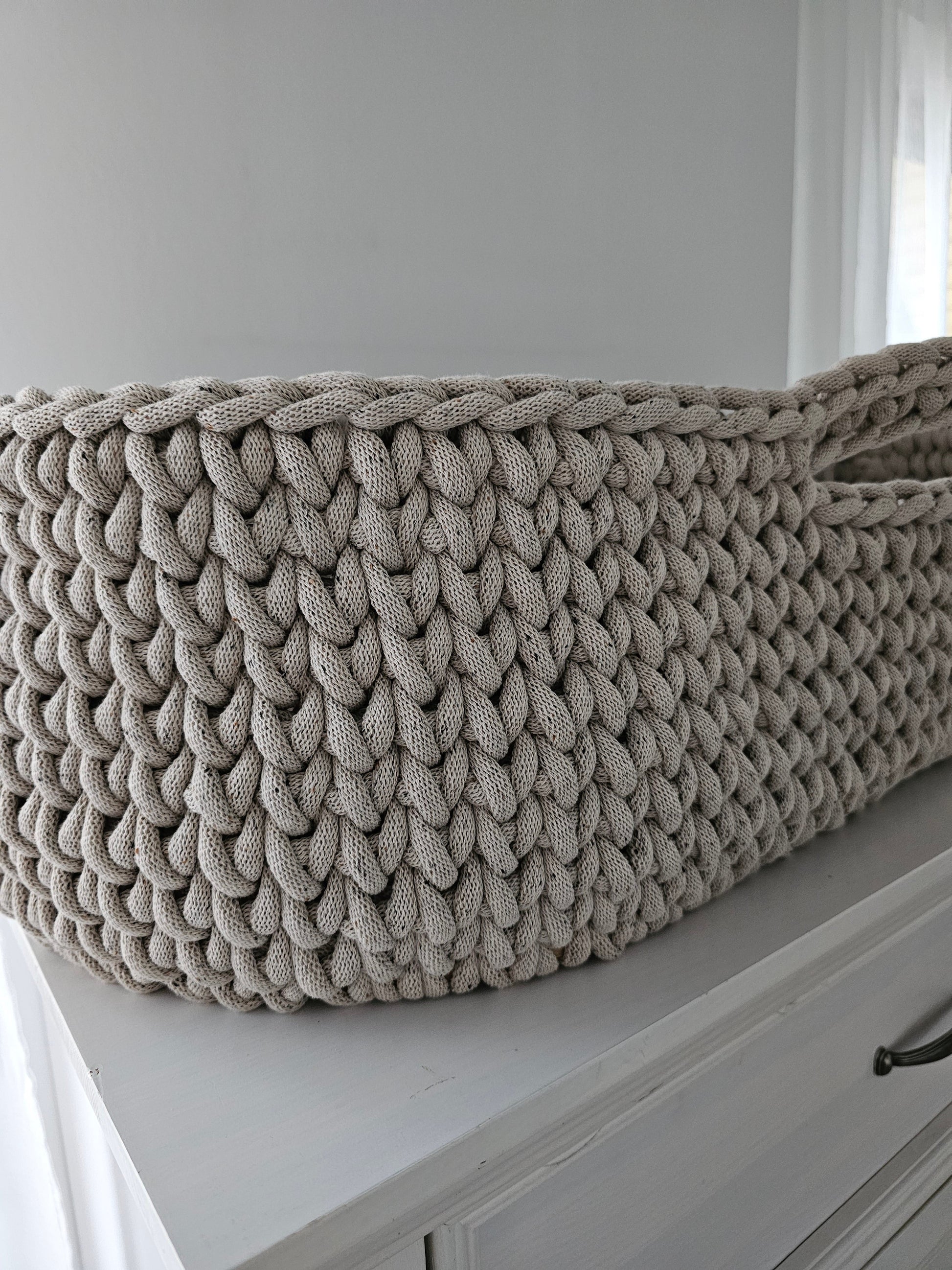 Vintageliebe® Moseskorb beige meliert - Vintageliebe® Vintageliebe®Moseskorb