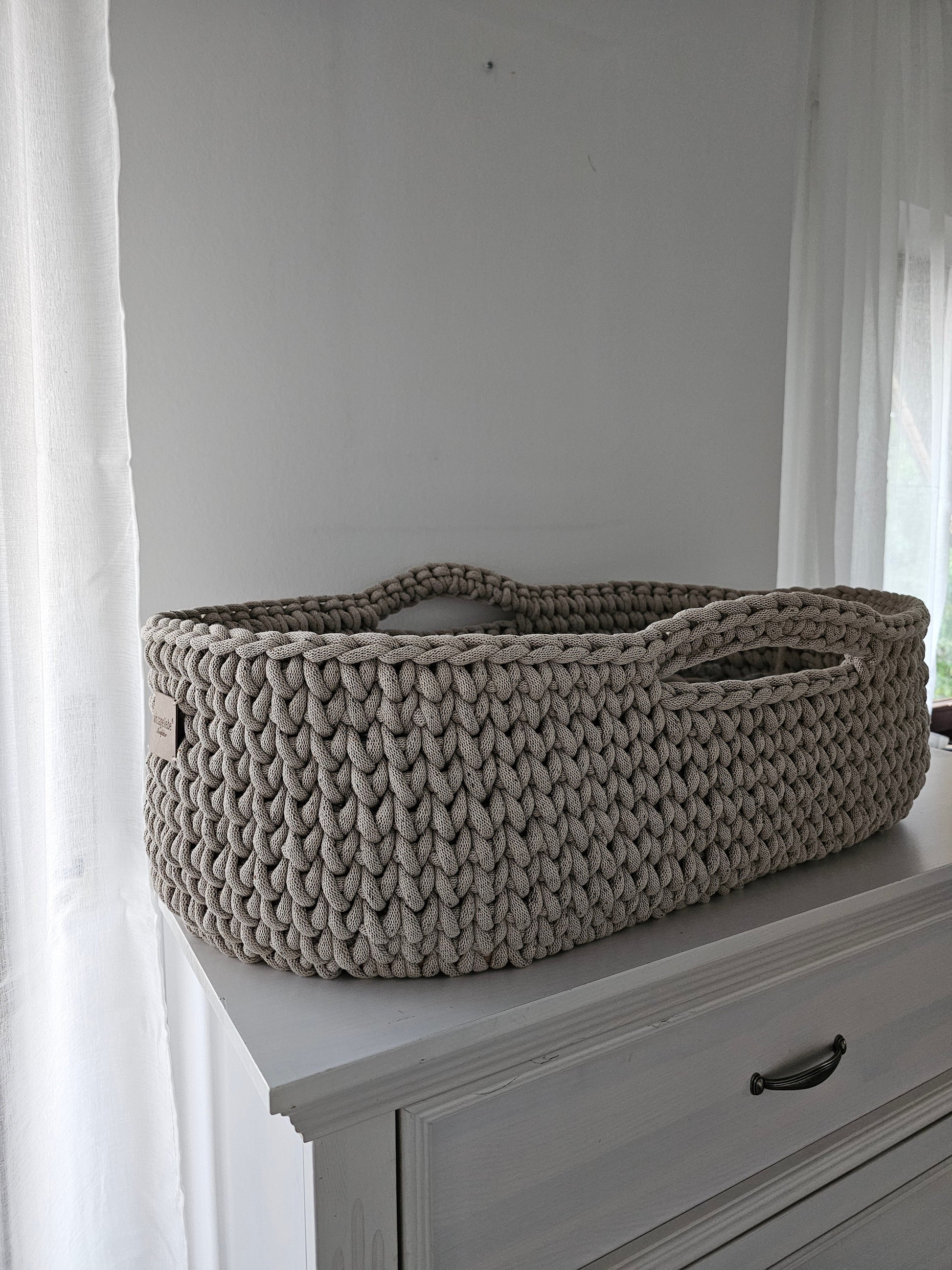 Vintageliebe® Moseskorb beige meliert - Vintageliebe® Vintageliebe®Moseskorb
