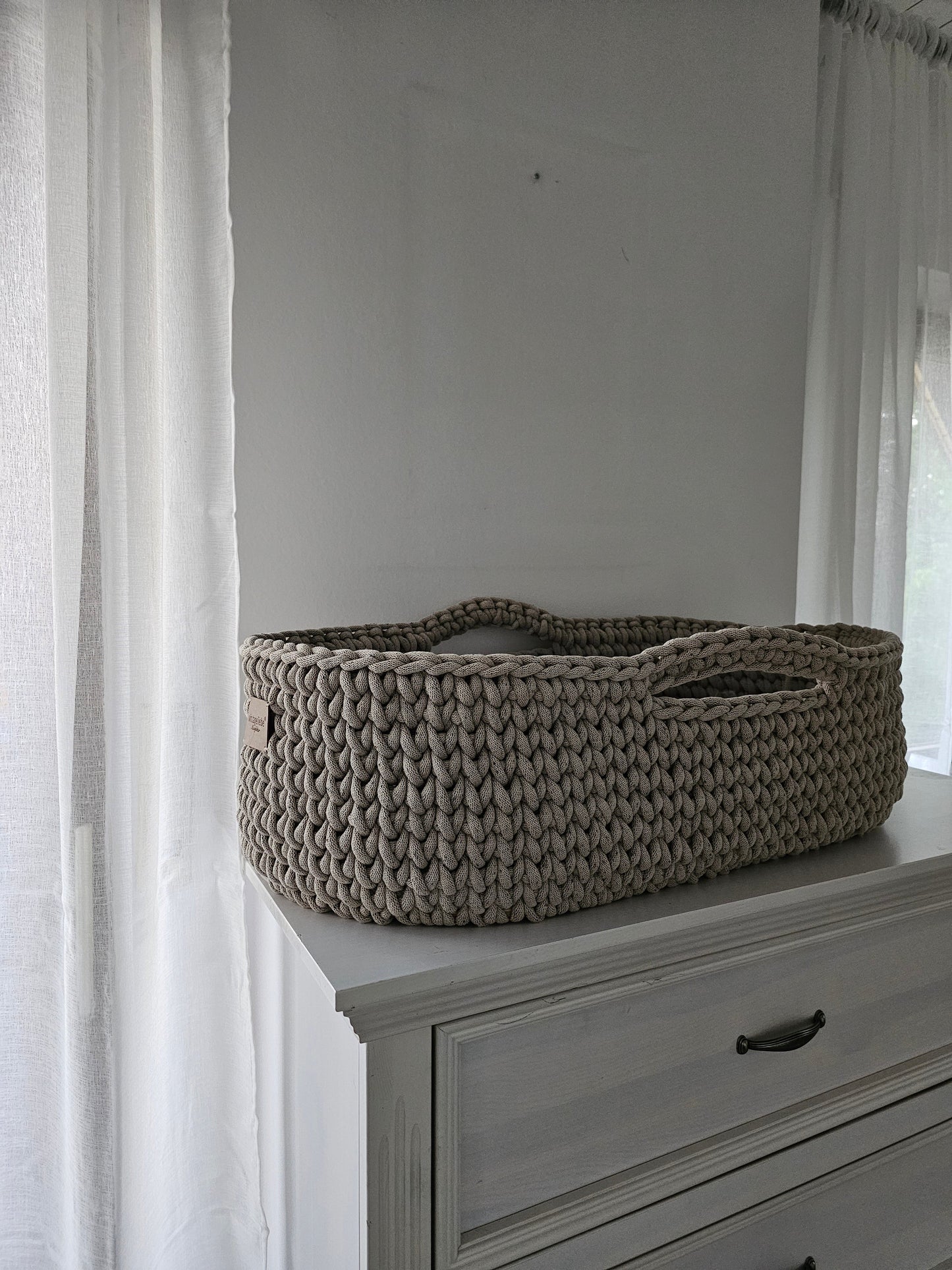 Vintageliebe® Moseskorb beige meliert - Vintageliebe® Vintageliebe®Moseskorb
