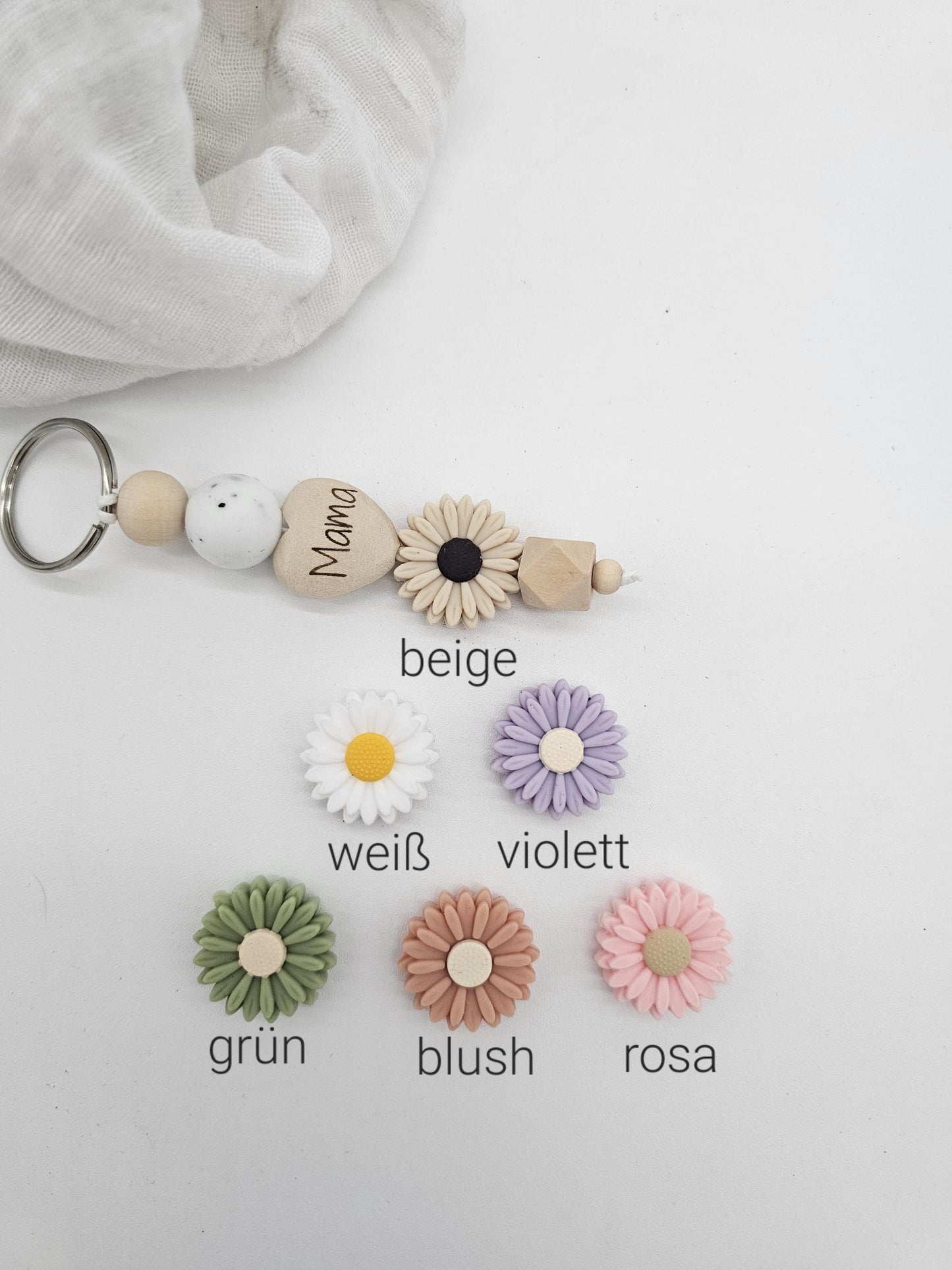 Vintageliebe® | natürlicher Schlüsselanhänger mit Namen | Mama | Papa | Opa | Oma - Vintageliebe® Mein Shop