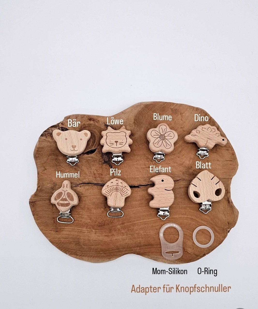 Vintageliebe® | Schnullerkette öko tex Standard 100 zertifiziert aus Baumwolle/ Leinen | Schlichte & elegante Schnullerkette mit Namen - Vintageliebe® Mein Shop