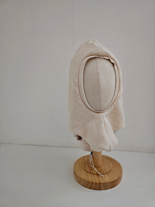 Vintageliebe® Wollwalk Schlupfmütze creme - Vintageliebe® Vintageliebe®Walkmütze, Bärenmütze mint