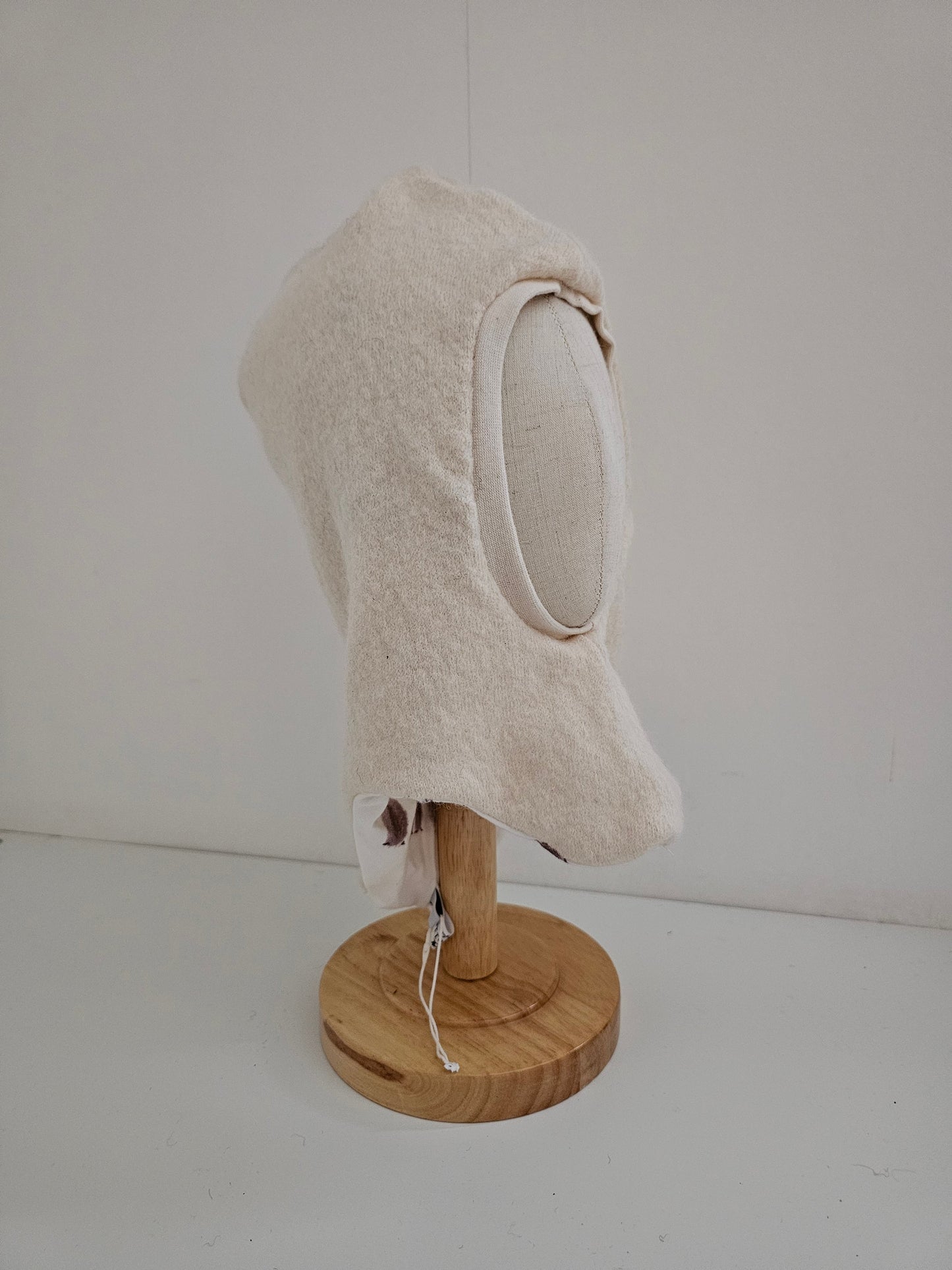 Vintageliebe® Wollwalk Schlupfmütze creme - Vintageliebe® Vintageliebe®Walkmütze, Bärenmütze mint