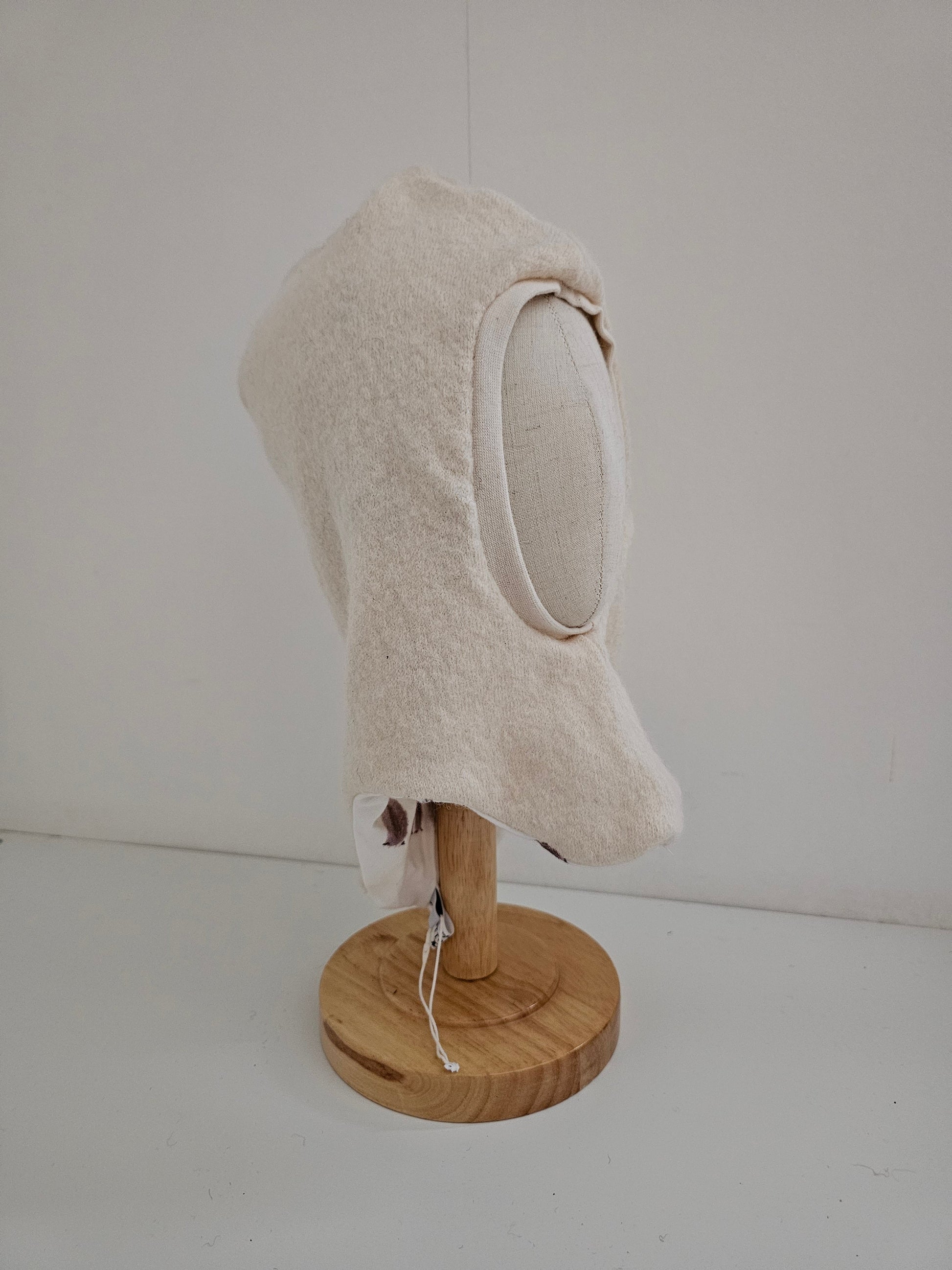 Vintageliebe® Wollwalk Schlupfmütze creme - Vintageliebe® Vintageliebe®Walkmütze, Bärenmütze mint