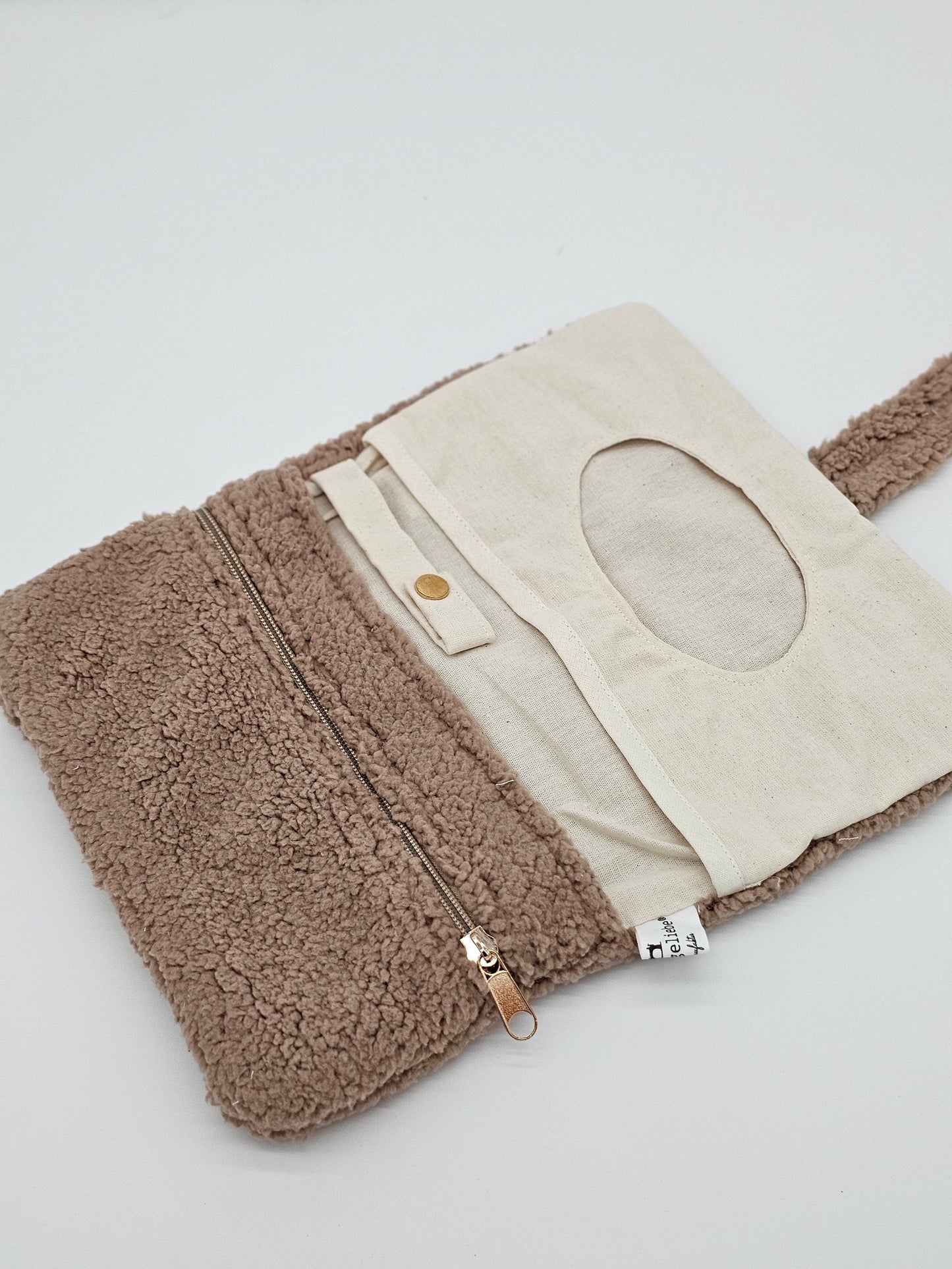 Vintageliebe® XXL Windeltasche Teddy Blume beige - Vintageliebe® Mein Shop